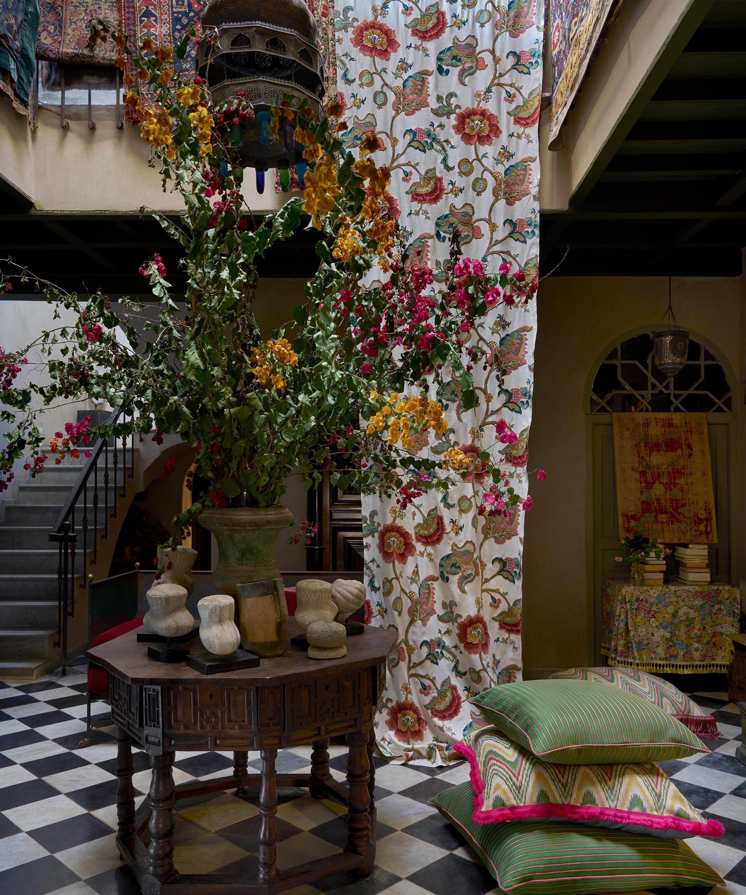 Liberty Interiors - Eden Stitch Linen in Lichen