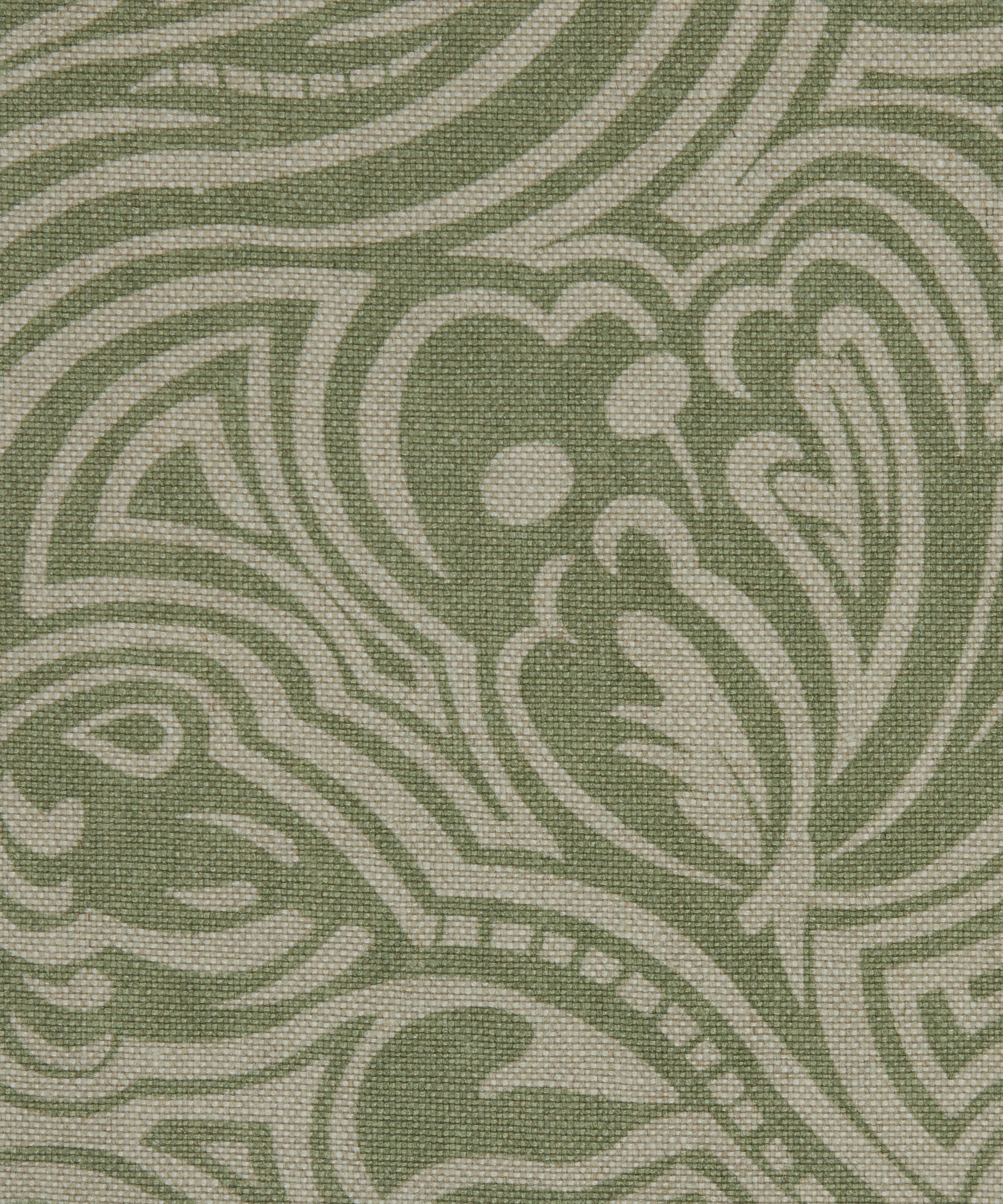 Liberty Fabrics - Etched Bloom Linen in Fern image number 0