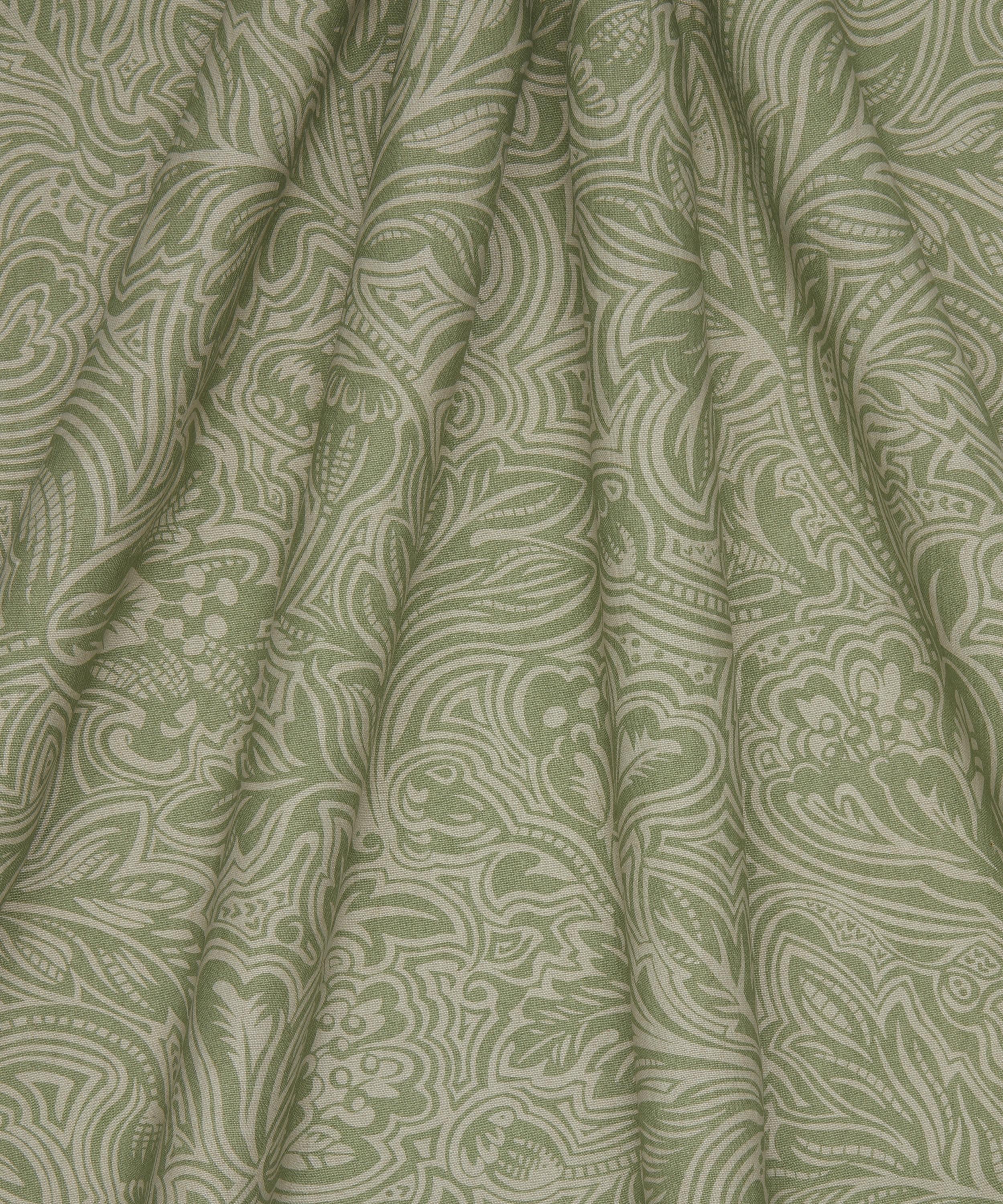 Liberty Fabrics - Etched Bloom Linen in Fern image number 2