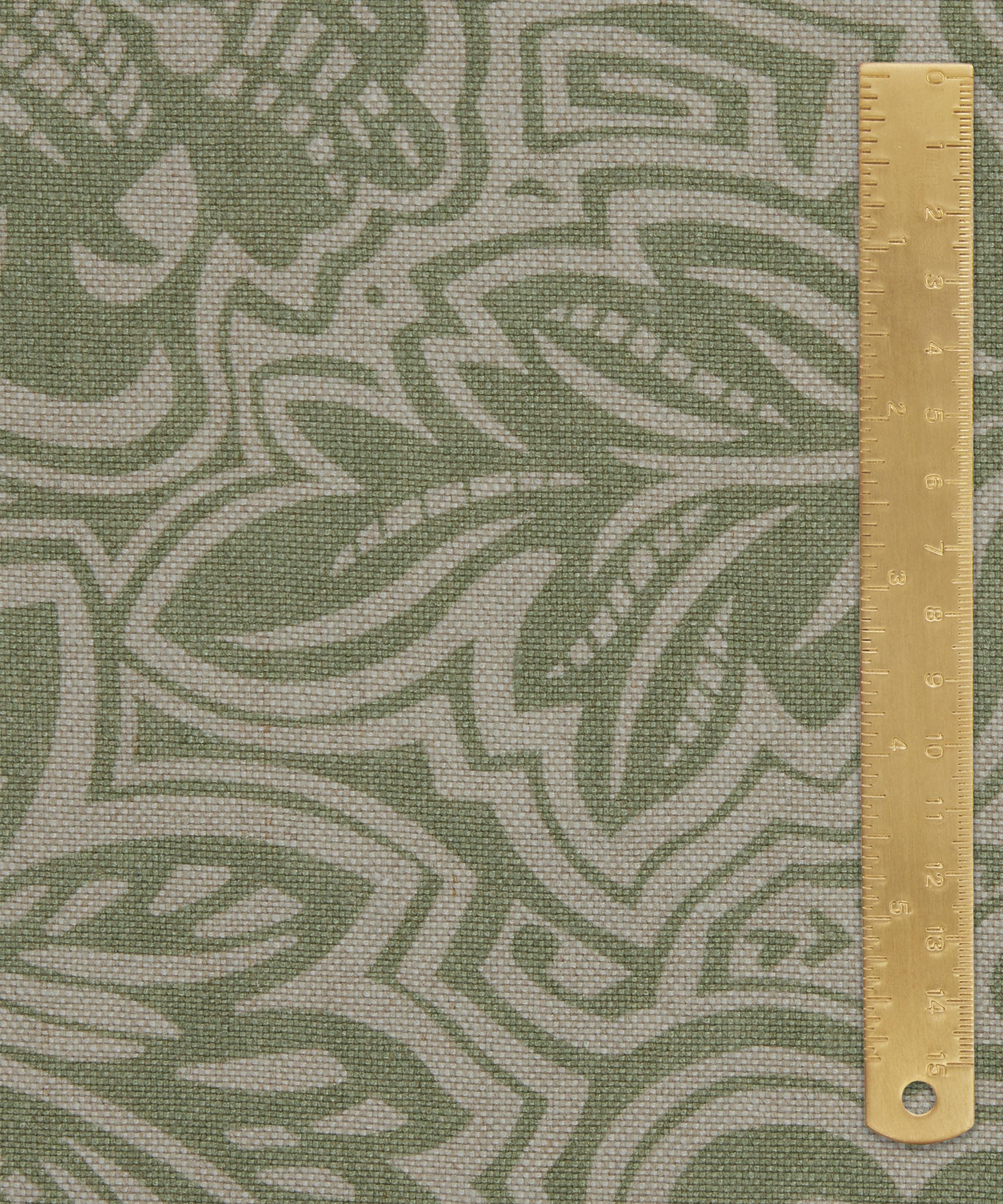 Liberty Fabrics - Etched Bloom Linen in Fern image number 4