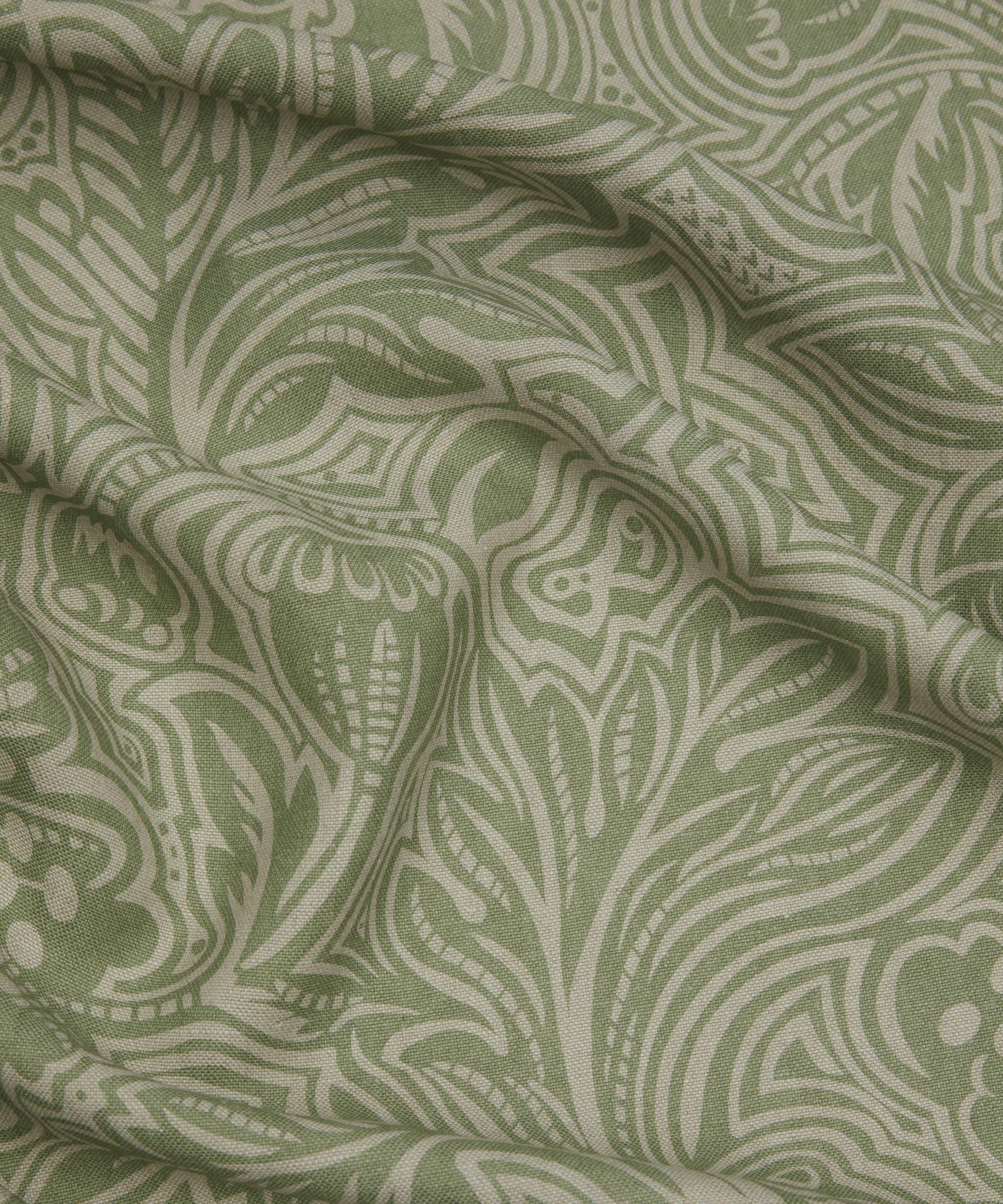 Liberty Fabrics - Etched Bloom Linen in Fern image number 4
