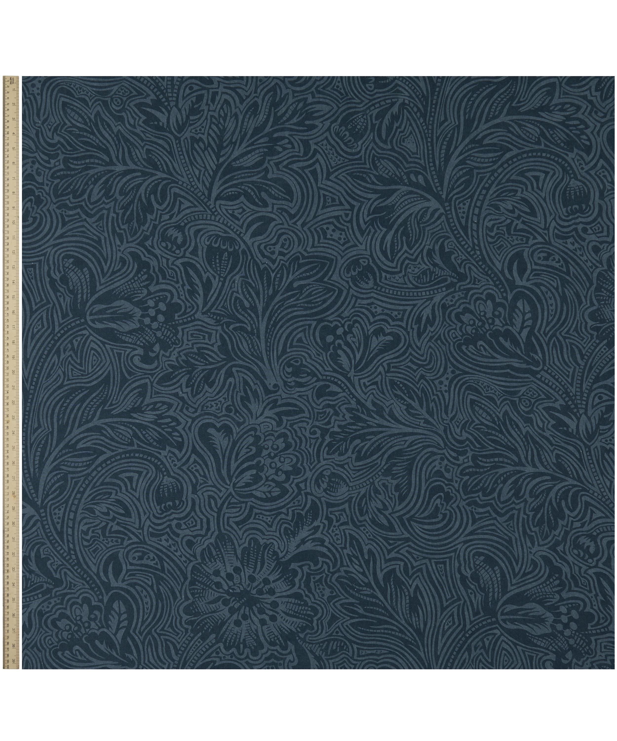 Liberty Fabrics - Etched Bloom Linen in Ink image number 1