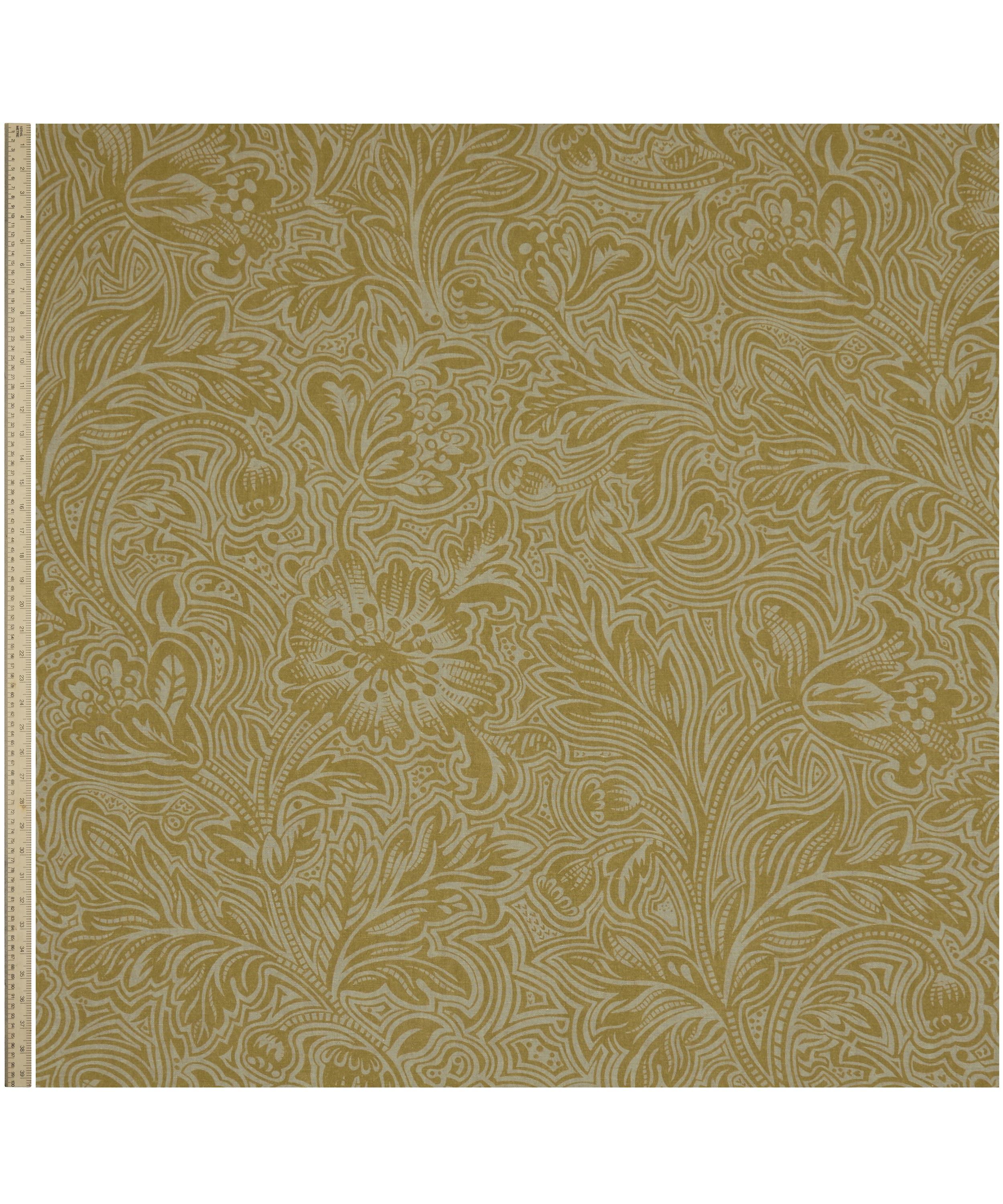 Liberty Fabrics - Etched Bloom Linen in Yarrow image number 1