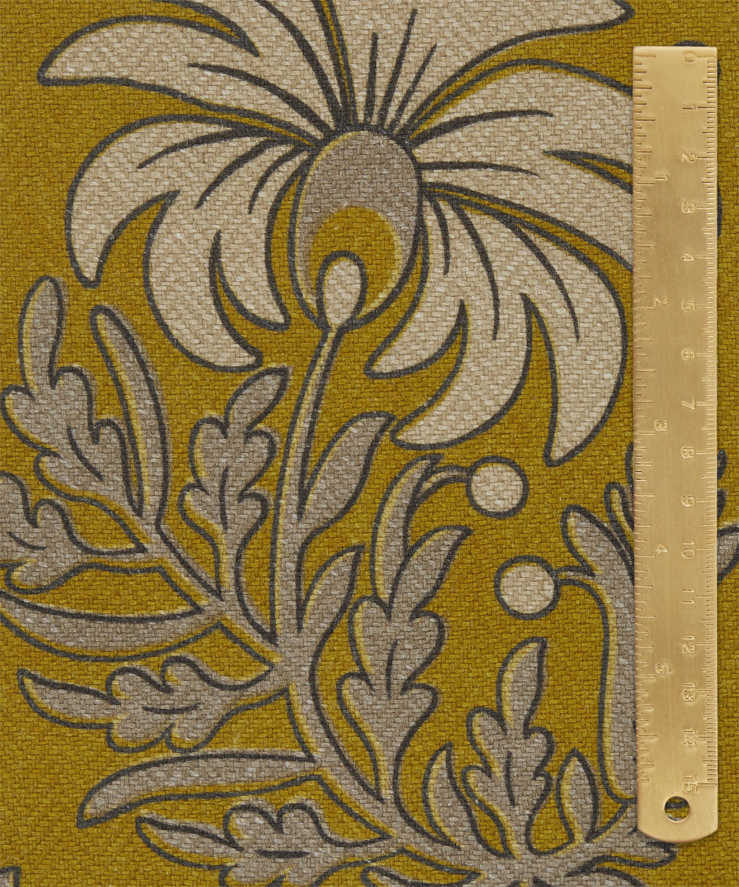 Liberty Interiors - Palm Parade Linen in Fennel image number 4