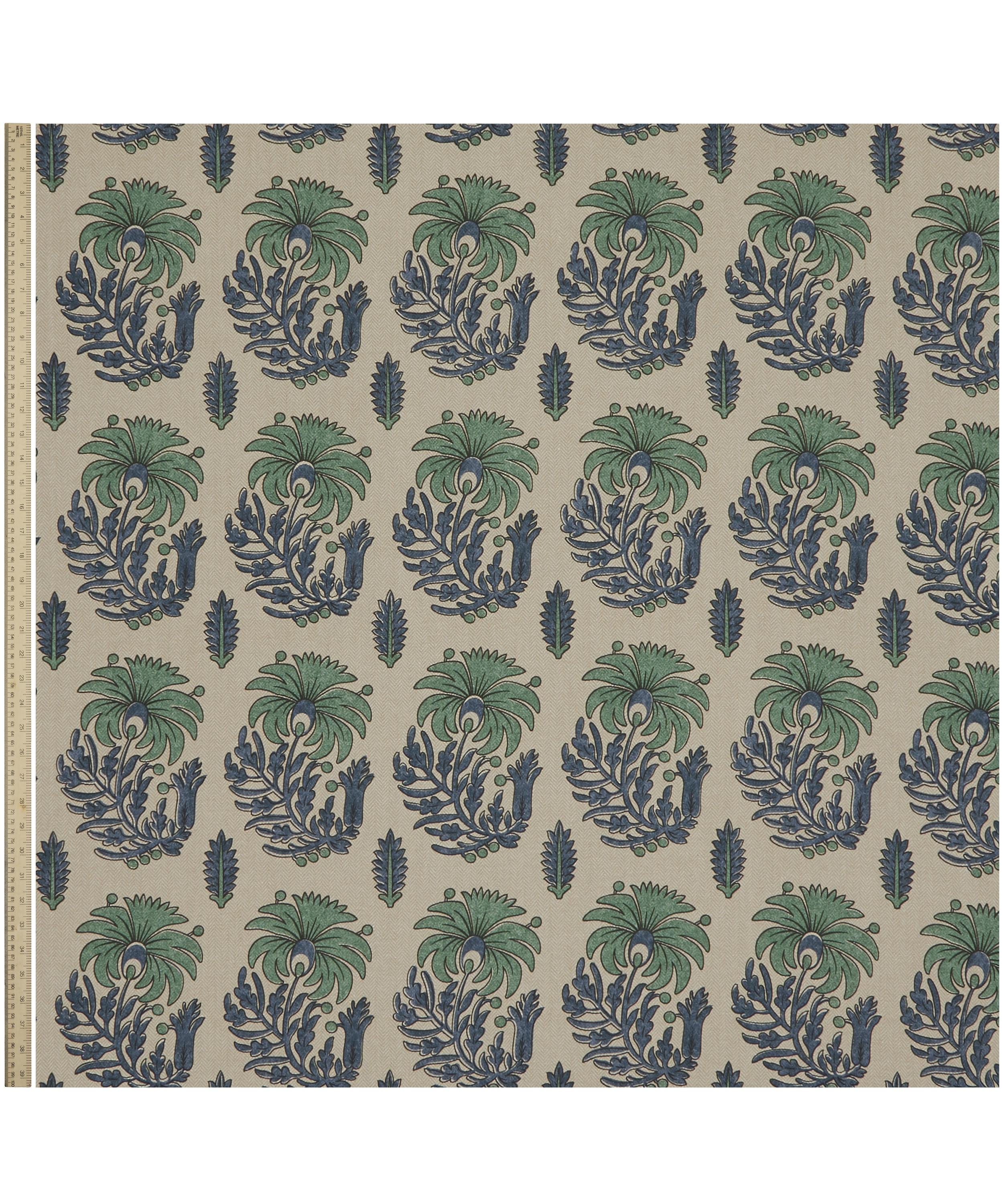 Liberty Interiors - Palm Parade Linen in Jade image number 1