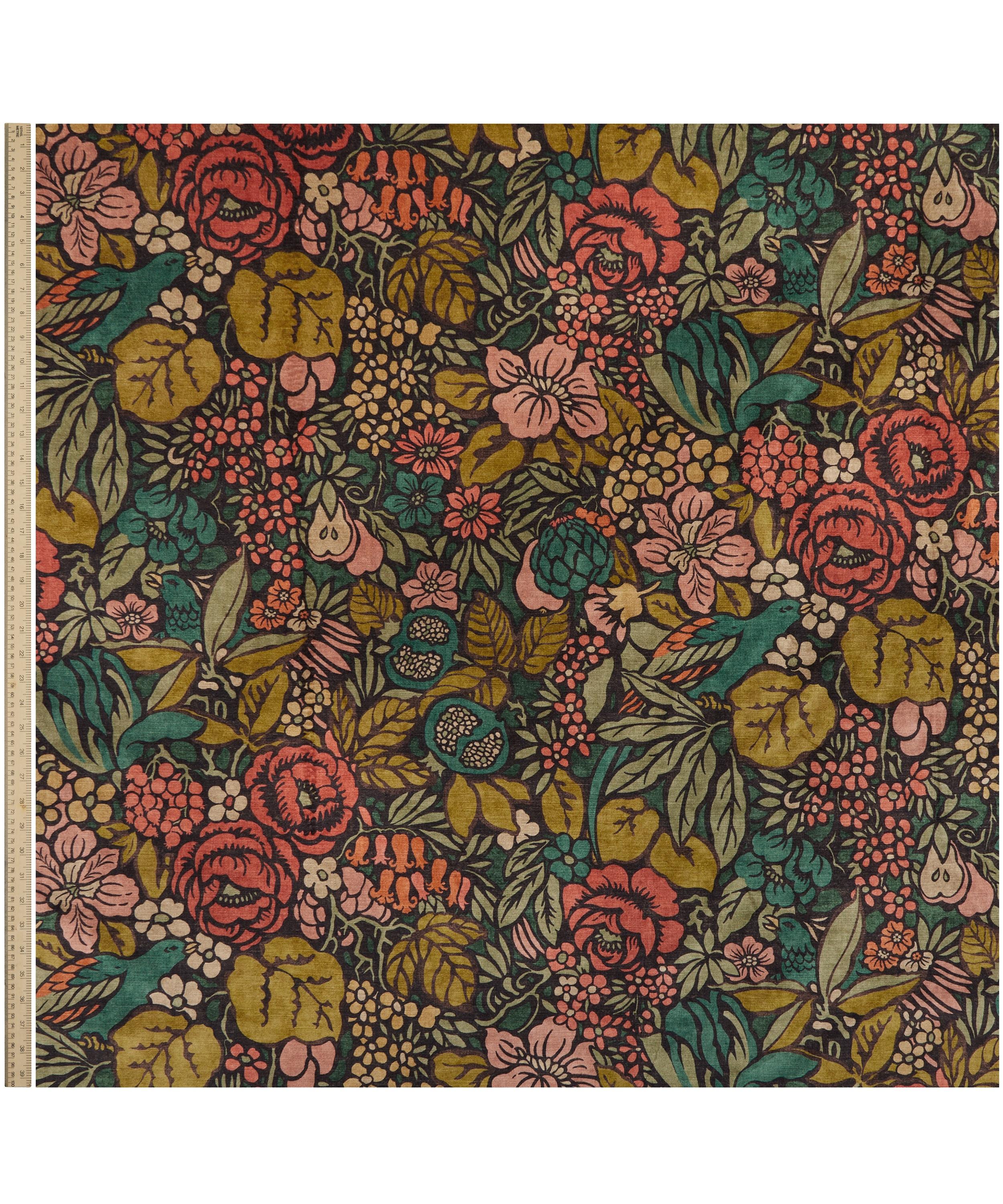 Liberty Interiors - Pomegranate Garden Velvet in Artichoke image number 1