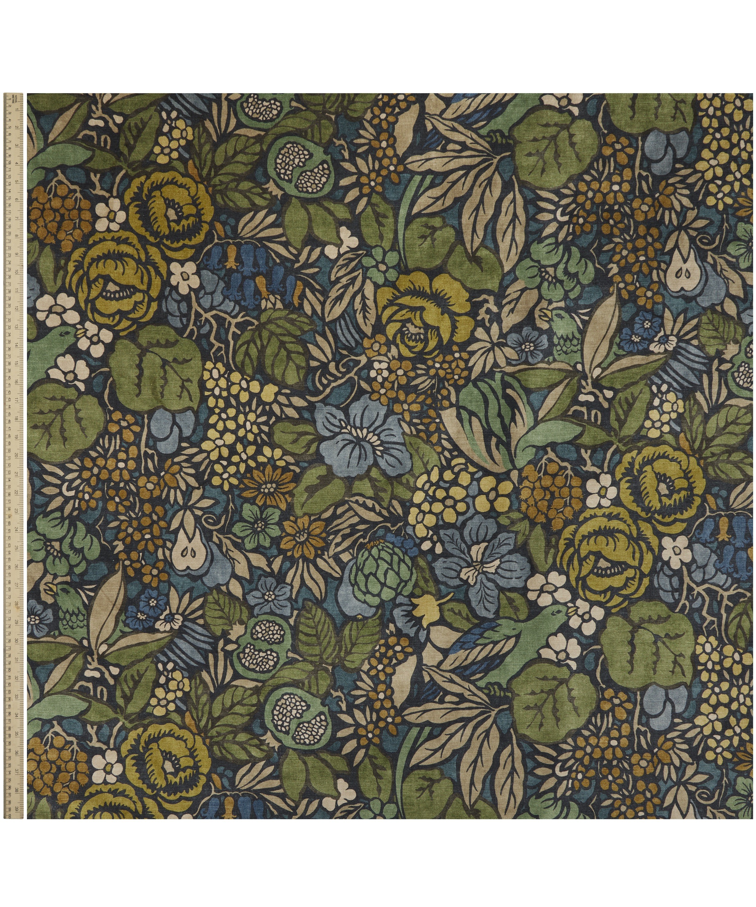 Liberty Interiors - Pomegranate Garden Velvet in Artichoke image number 1