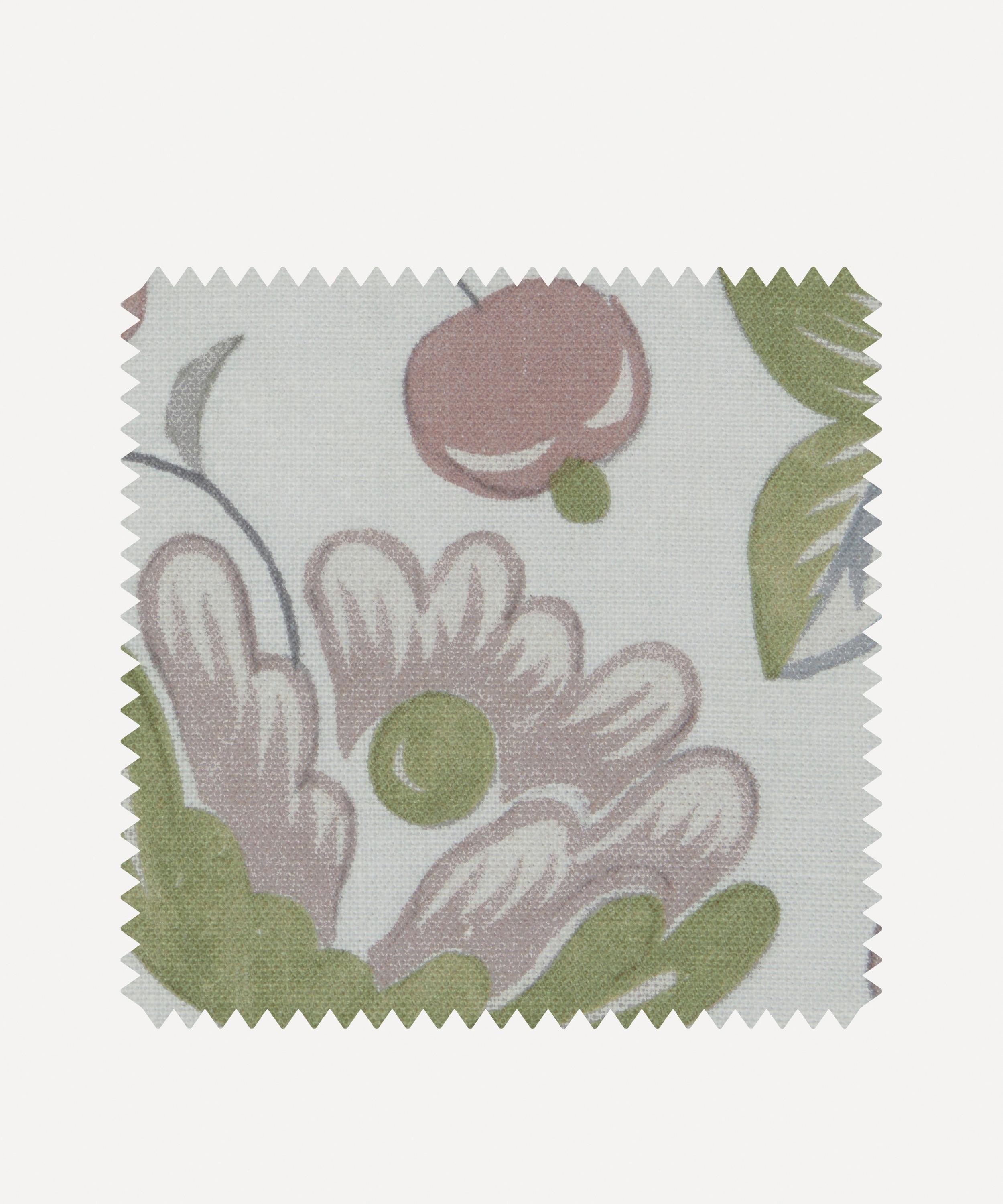 Liberty - Fabric Swatch &ndash; Feather Trail in Lichen image number 