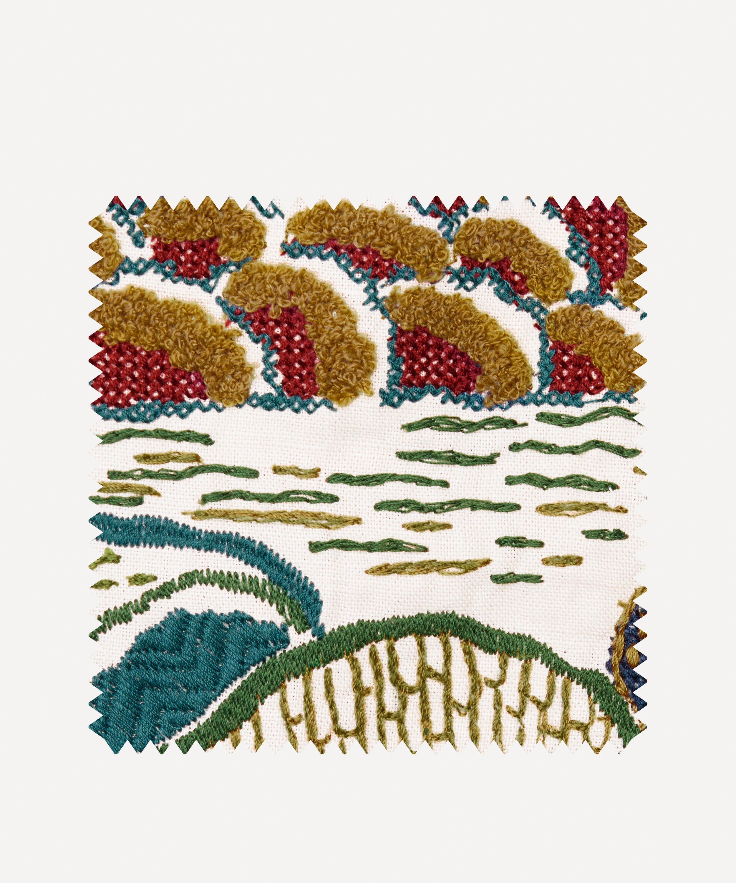 Liberty Interiors - Fabric Swatch – Mount Stitch in Acacia image number 0