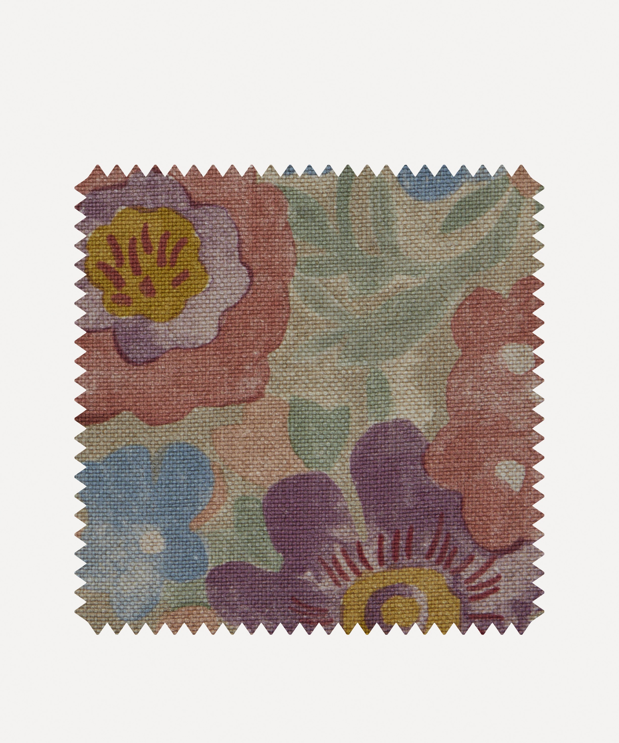 Liberty Interiors - Fabric Swatch – Painted Thorpe in Lichen image number 0