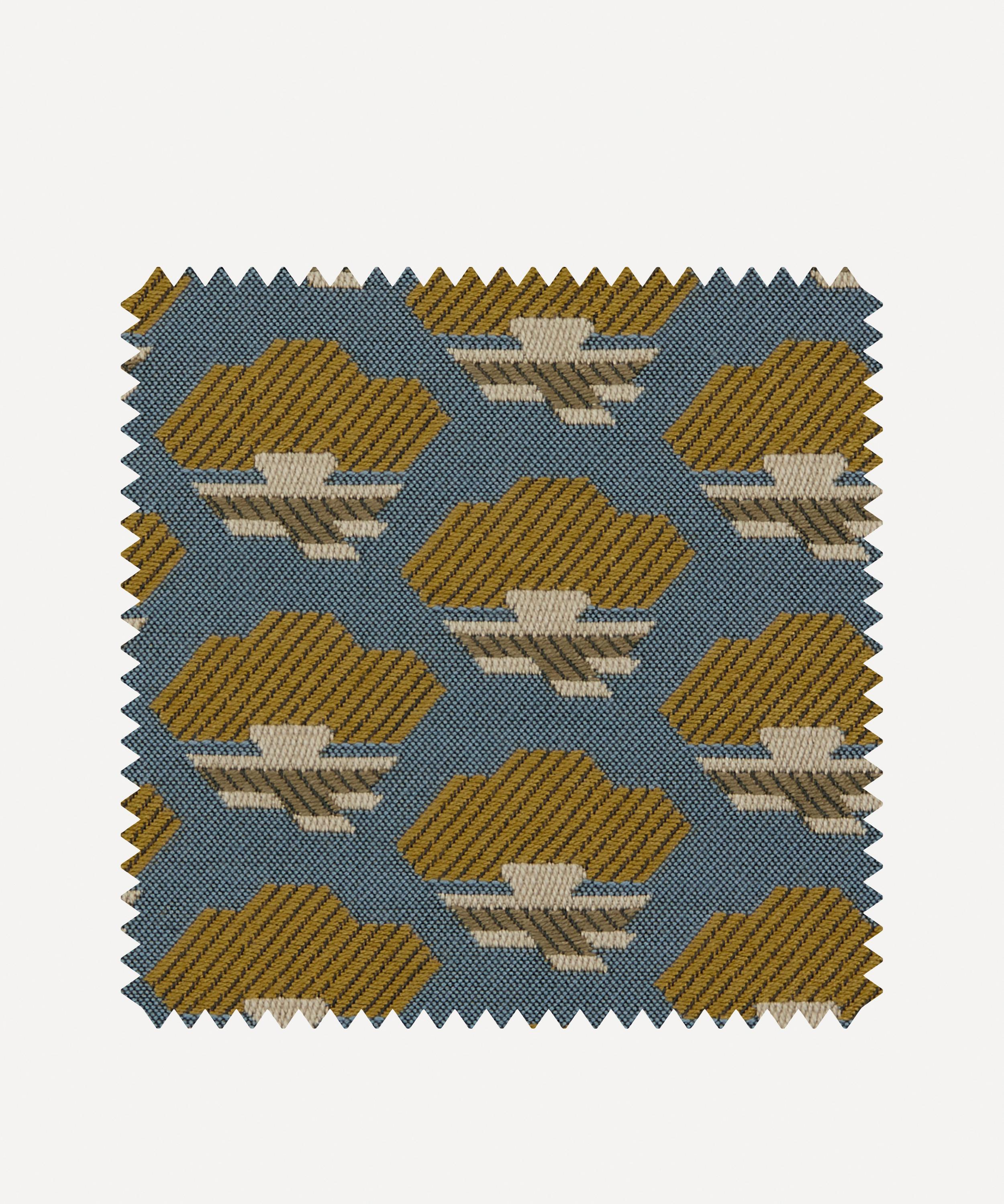 Liberty Interiors - Fabric Swatch - Torben in Smalt Blue image number 0