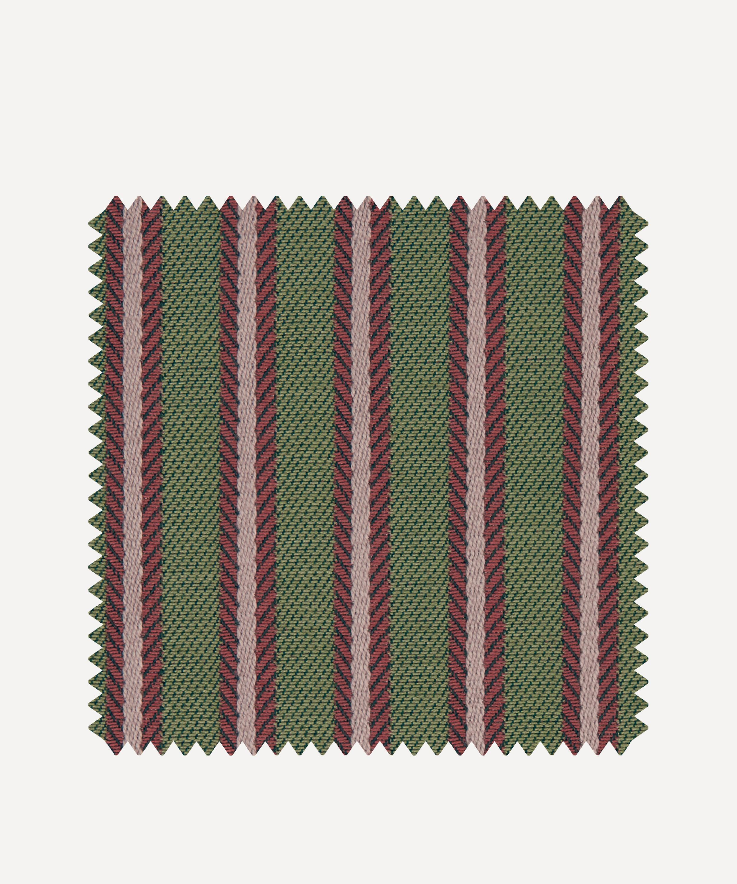 Liberty Interiors - Fabric Swatch - Twill Stripe in Lacquer image number 0