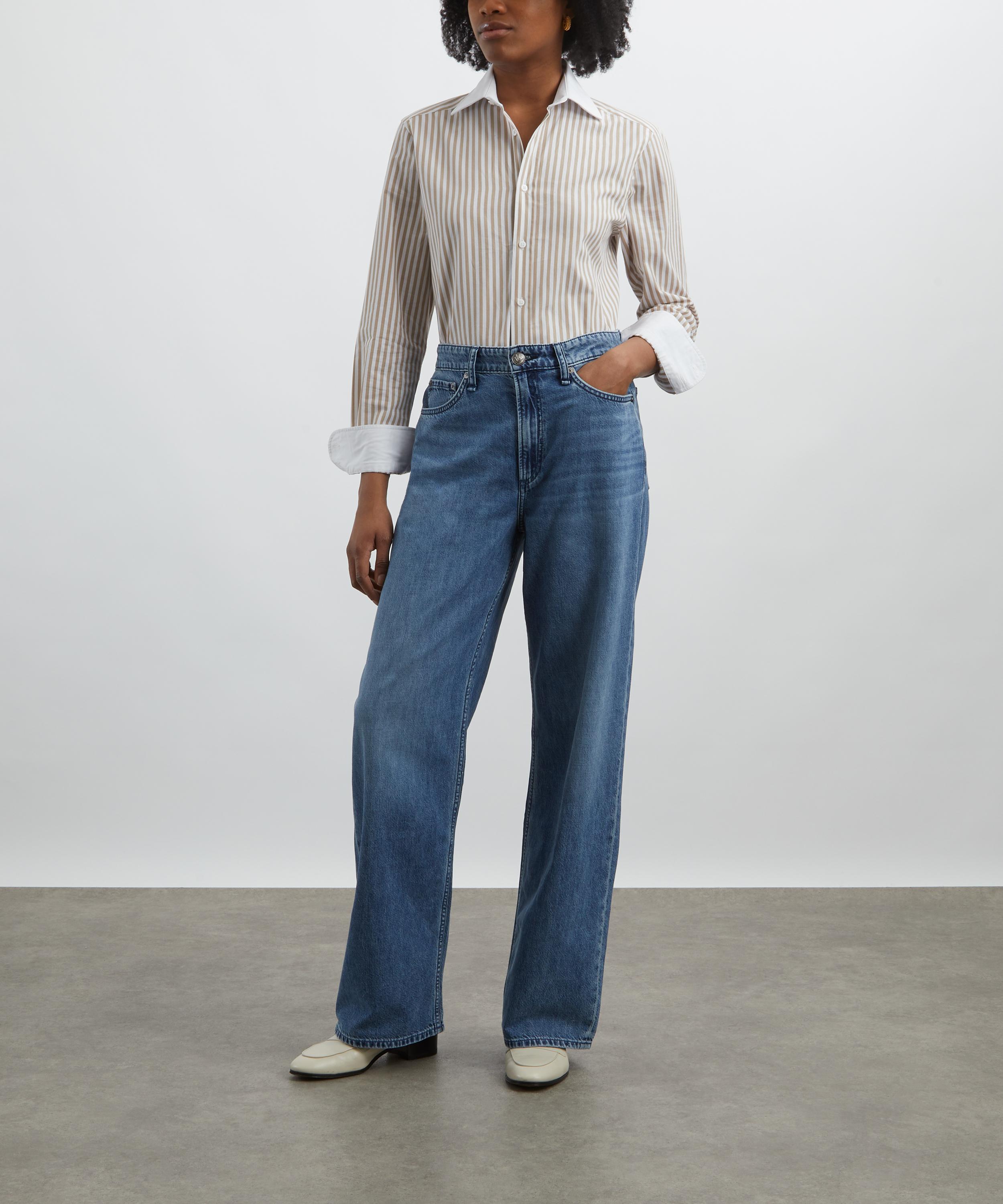 Rag & Bone - Featherweight Logan River Wide-Leg Jeans image number 1