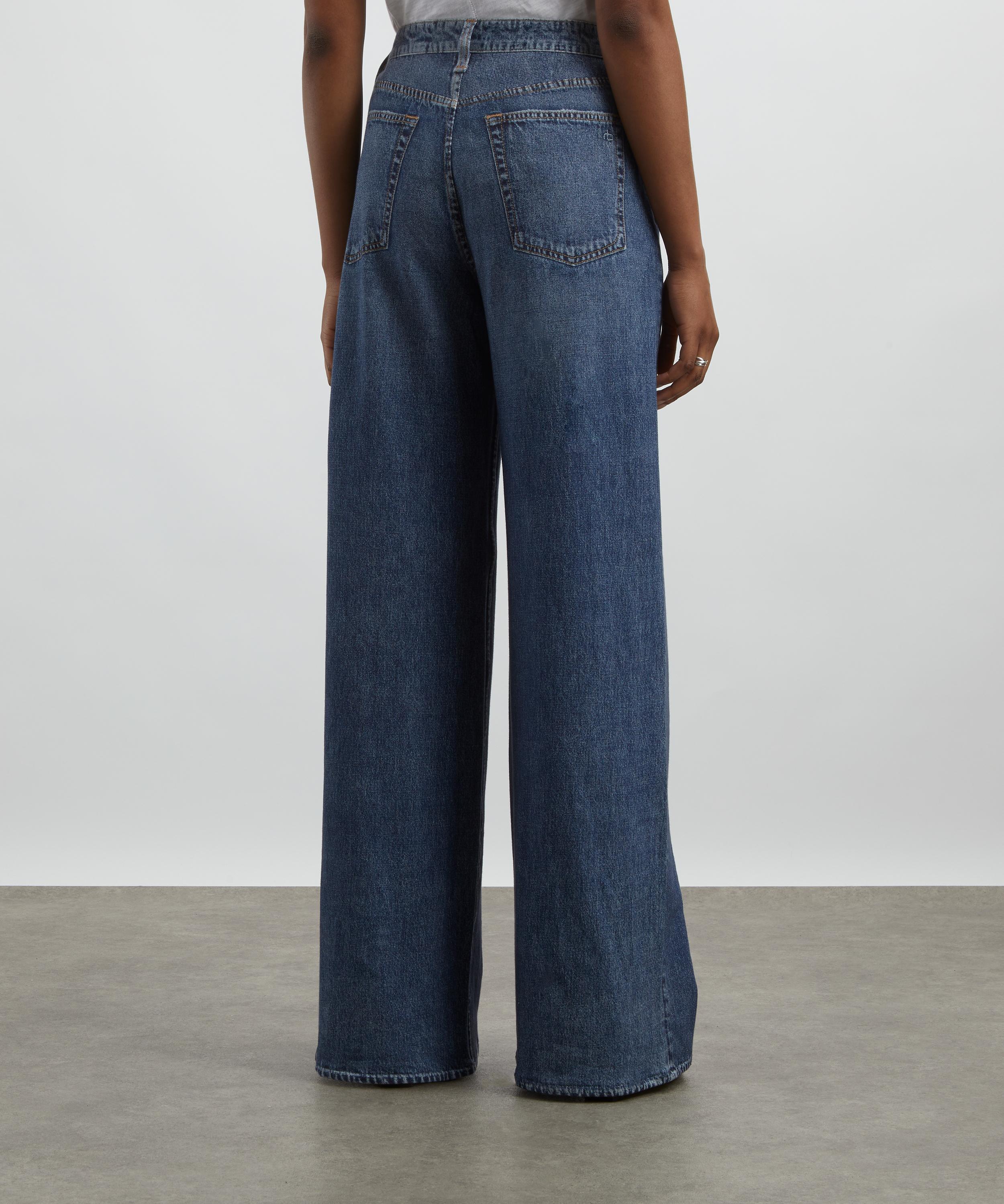 Rag & Bone - Miramar Terry Sofie Kimber Wide-Leg Trousers image number 3