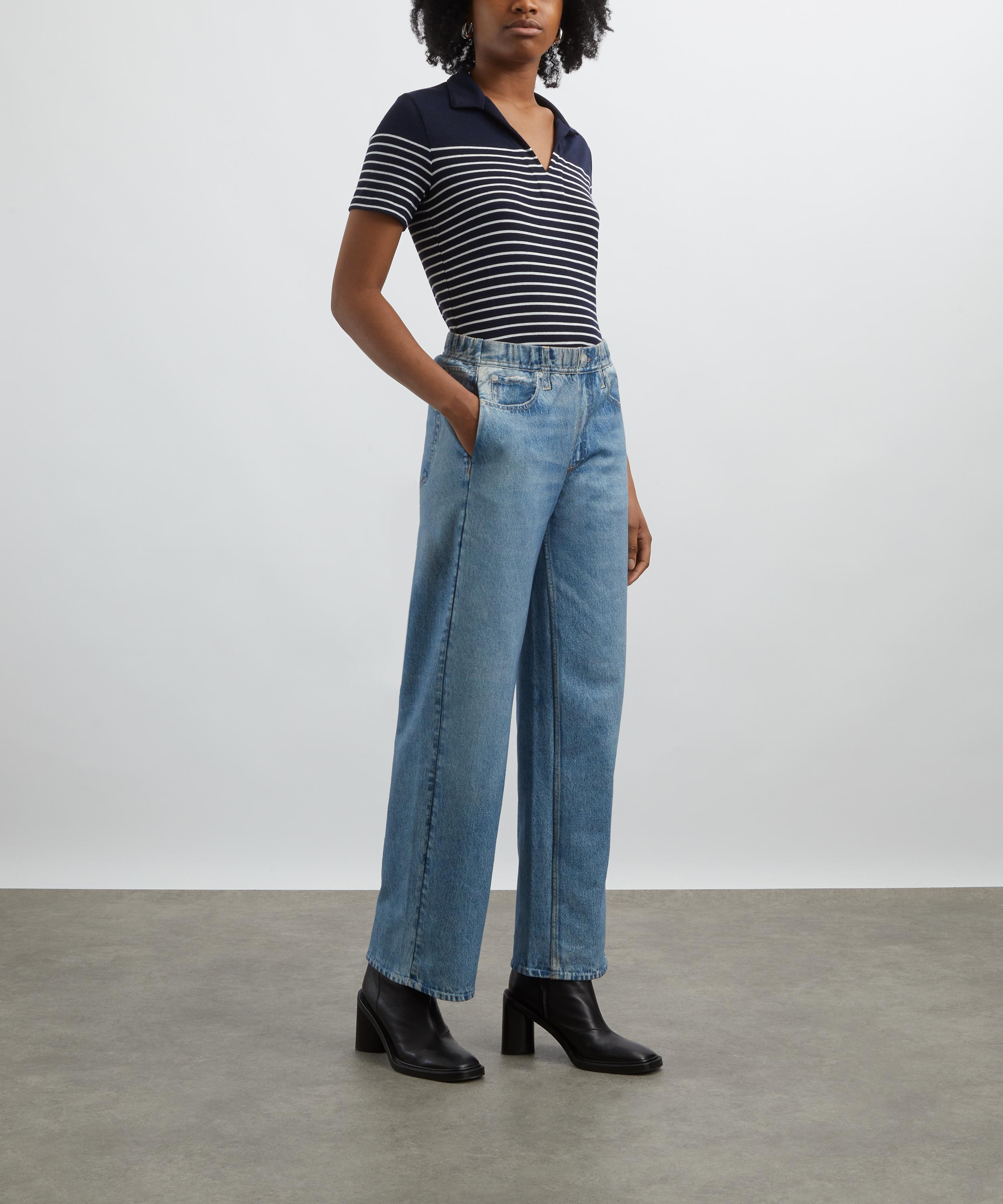 Rag & Bone - Miramar Terry Valentina Wide-Leg Trousers image number 1