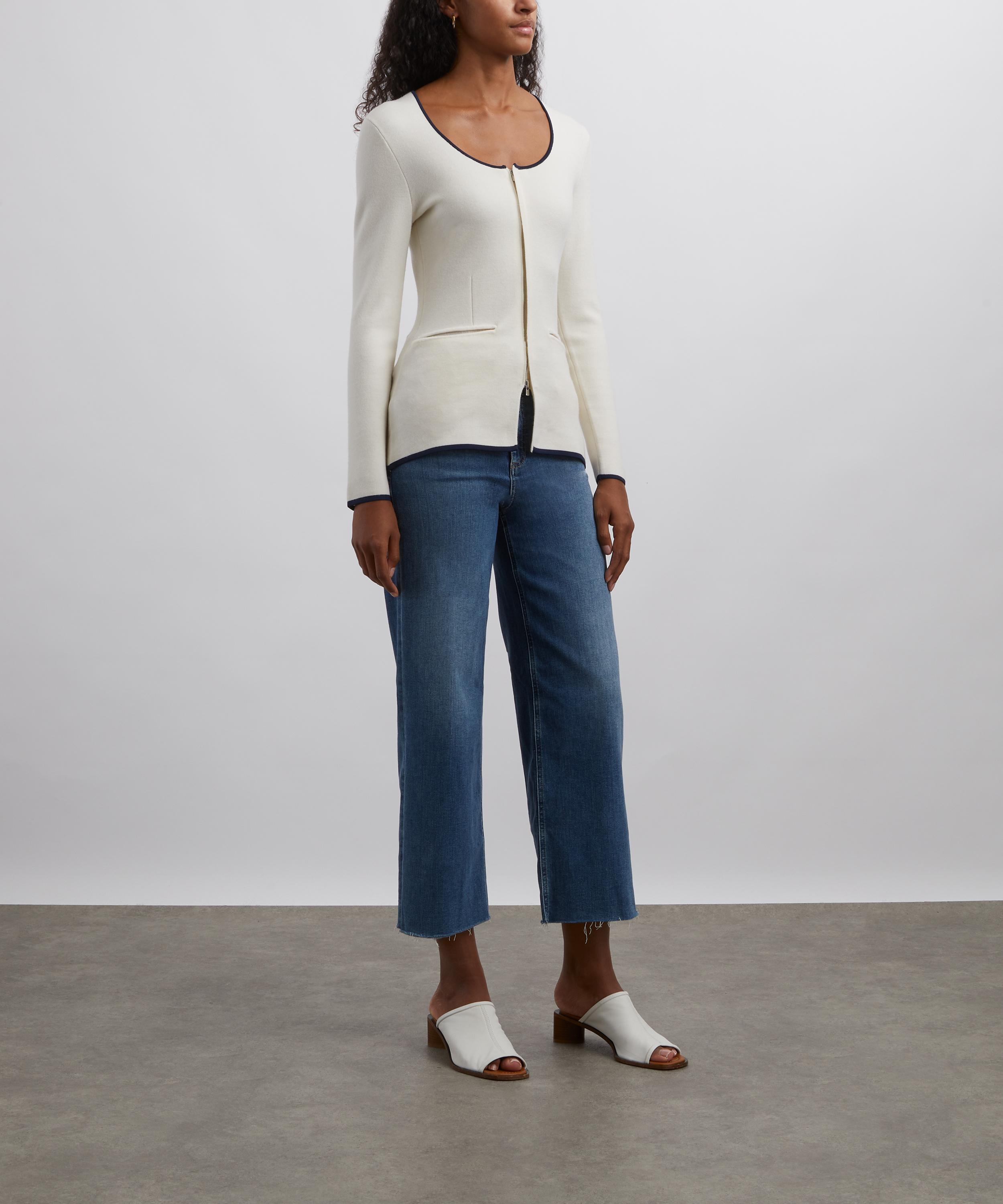 Rag & Bone - Ella Scoop-Neck Zip-Up Cardigan image number 1