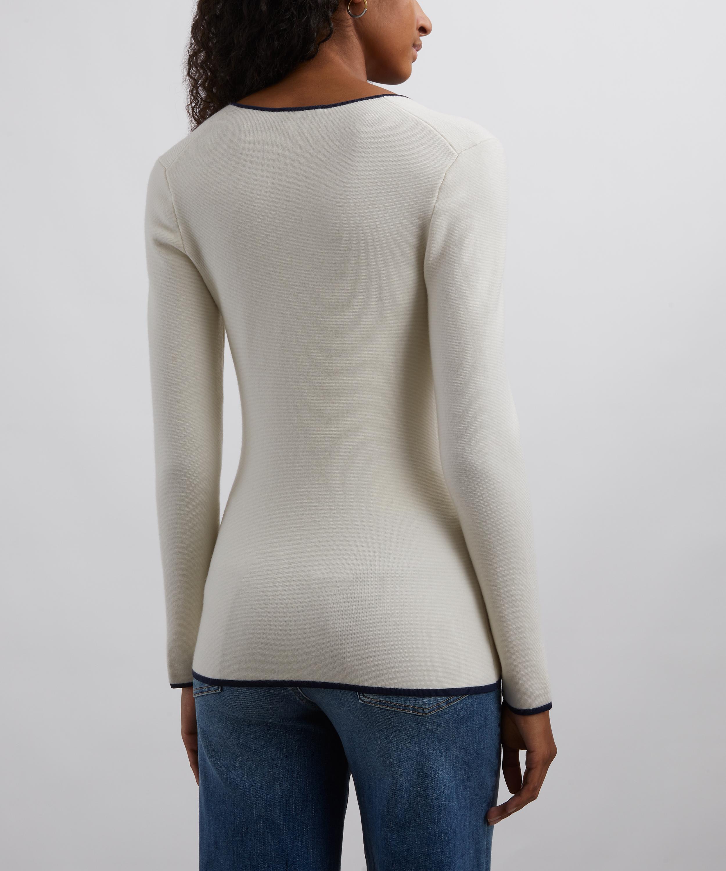 Rag & Bone - Ella Scoop-Neck Zip-Up Cardigan image number 3