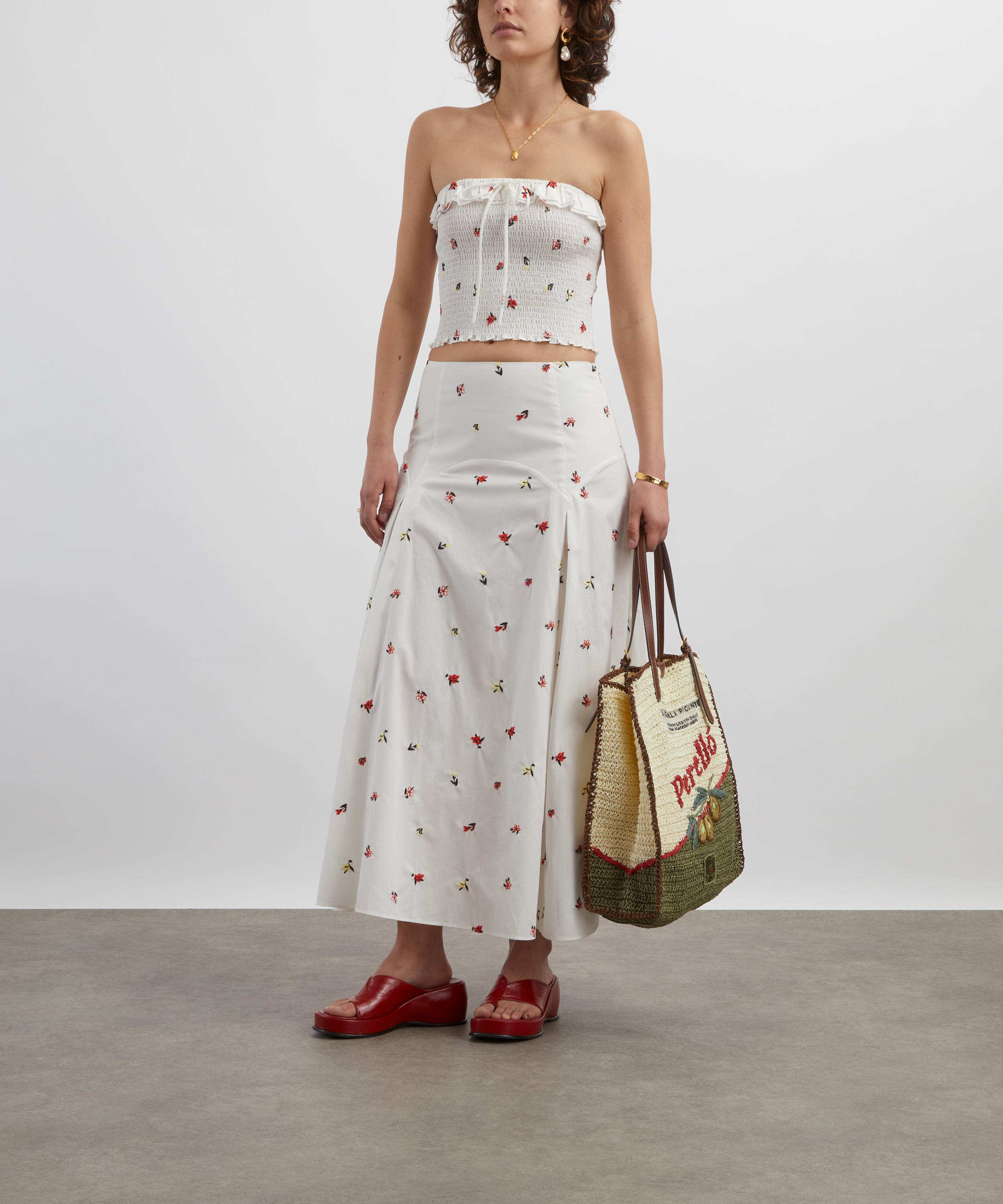 Solid & Striped - Gael Embroidered Skirt image number 1