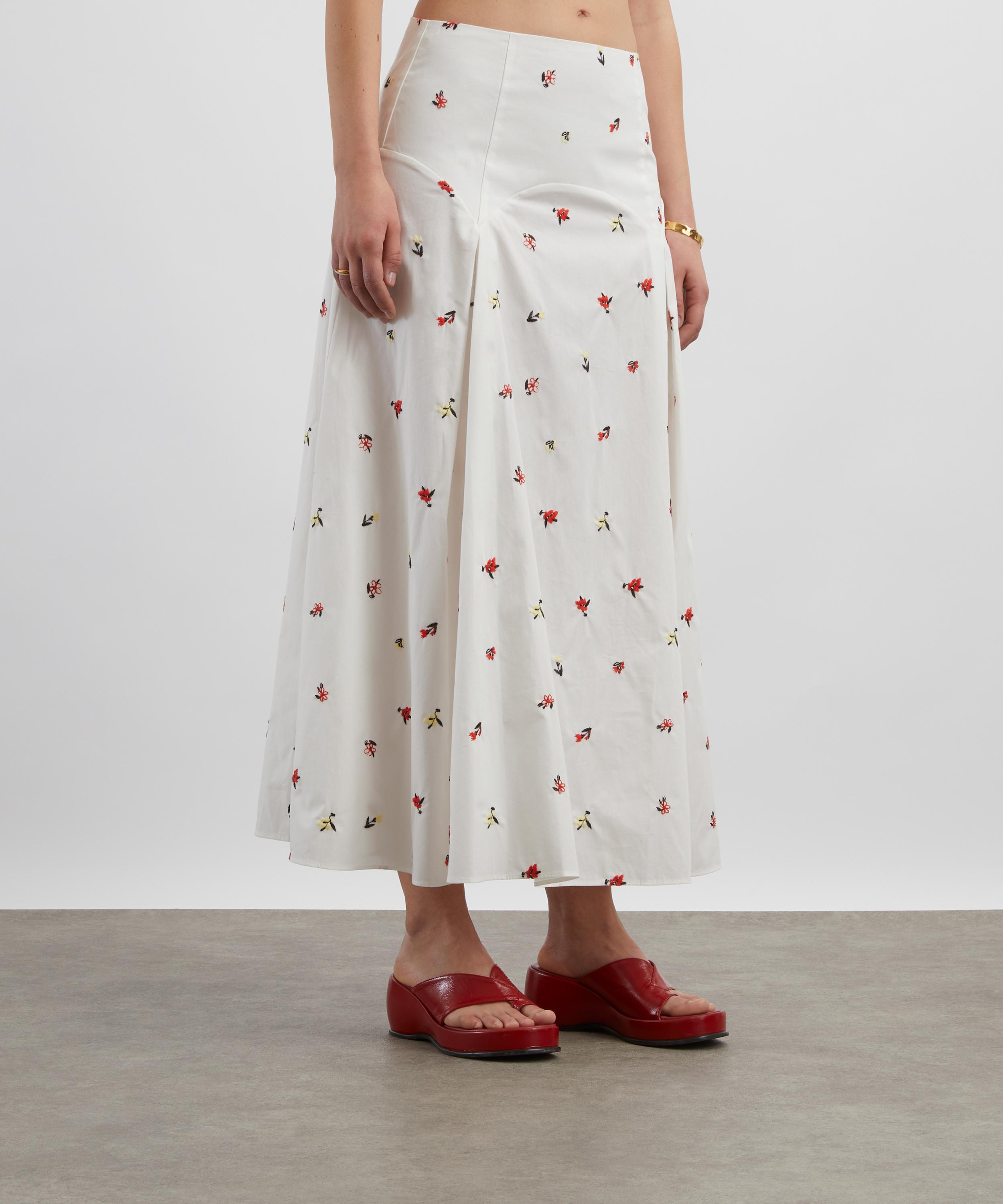 Solid & Striped - Gael Embroidered Skirt image number 2