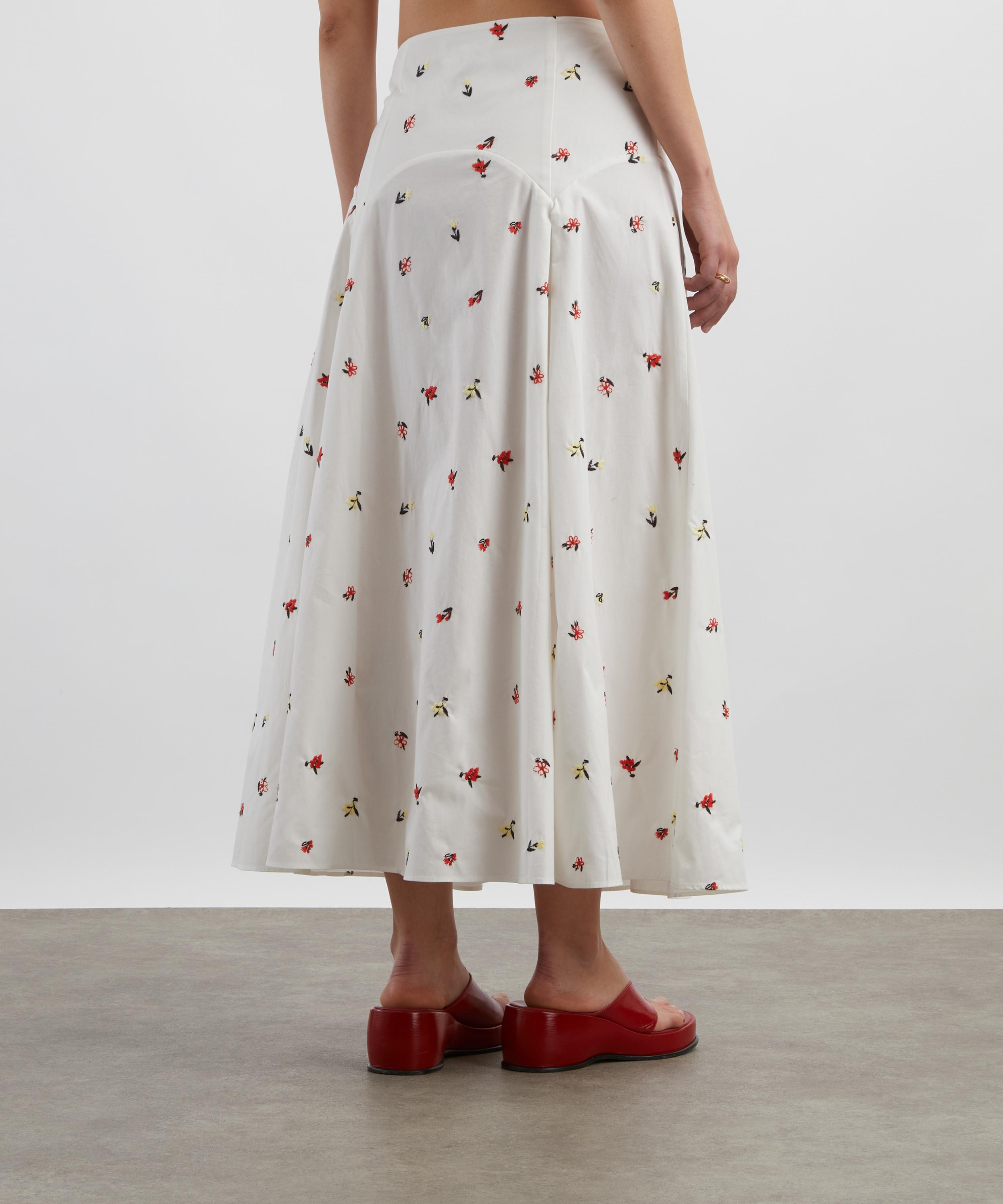 Solid & Striped - Gael Embroidered Skirt image number 3