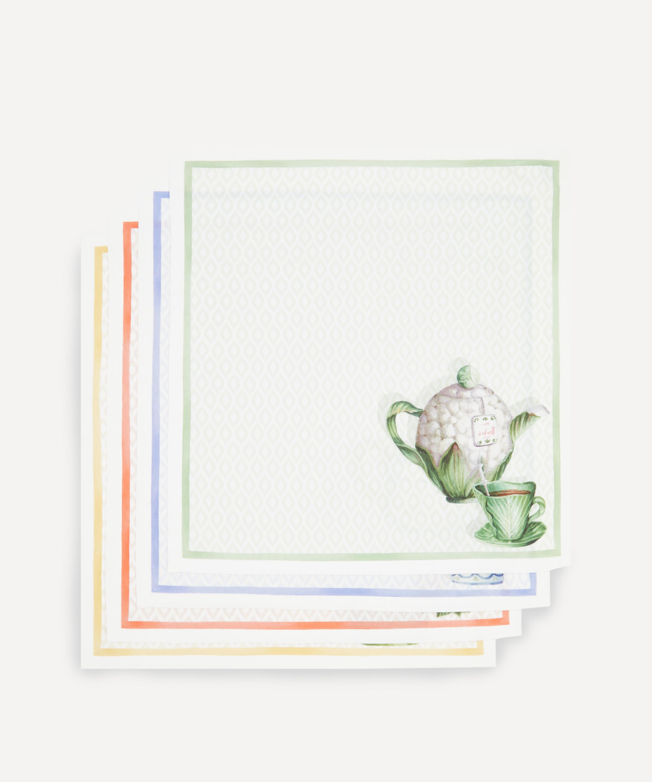 Tessitura Toscana Telerie - Tea Time Cotton Napkins Set of 4