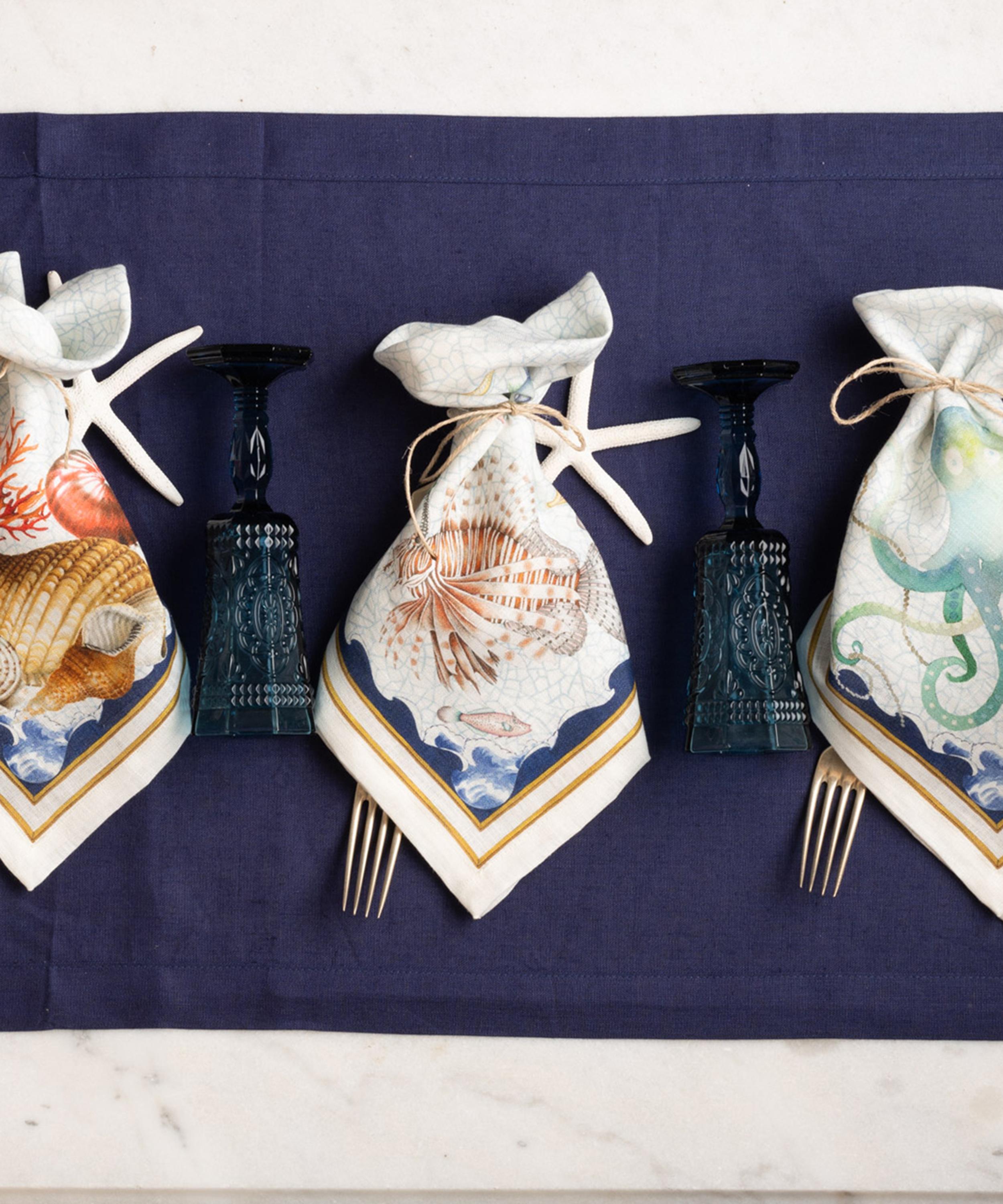 Tessitura Toscana Telerie - Sottomarina Linen Napkins Set of 4 image number 1