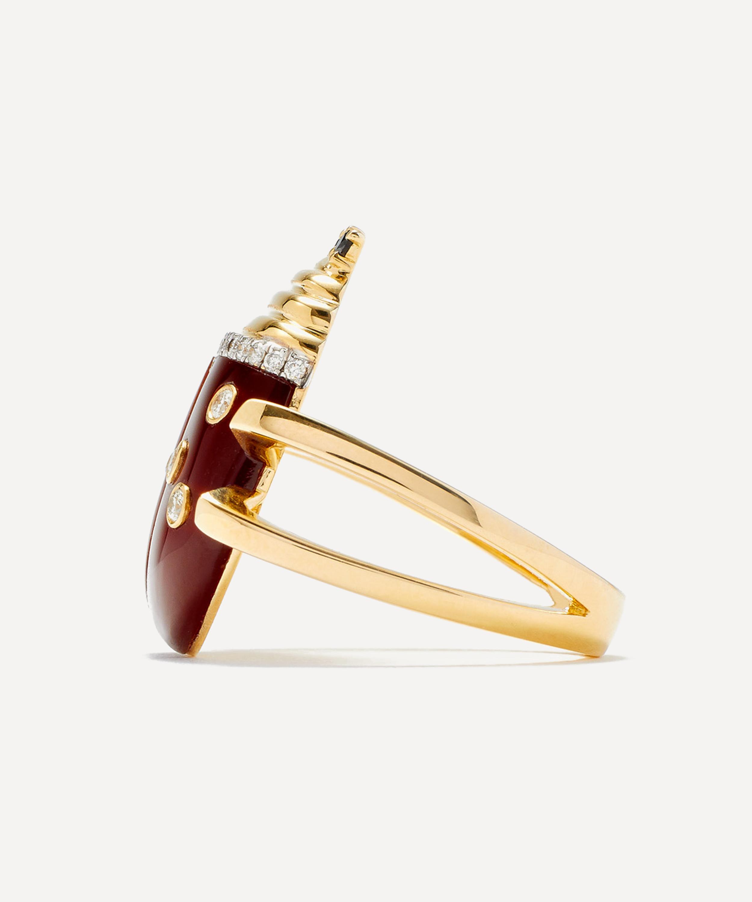 Yvonne Léon - 9ct Gold Ladybug Ring image number 2