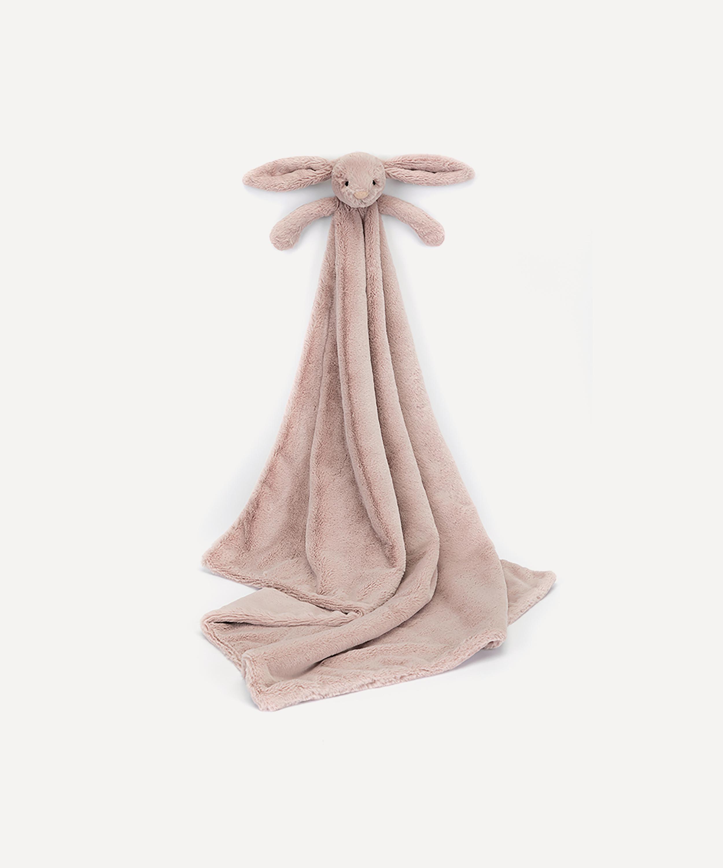 Jellycat - Bashful Luxe Willow Bunny Rosa Blankie image number 1