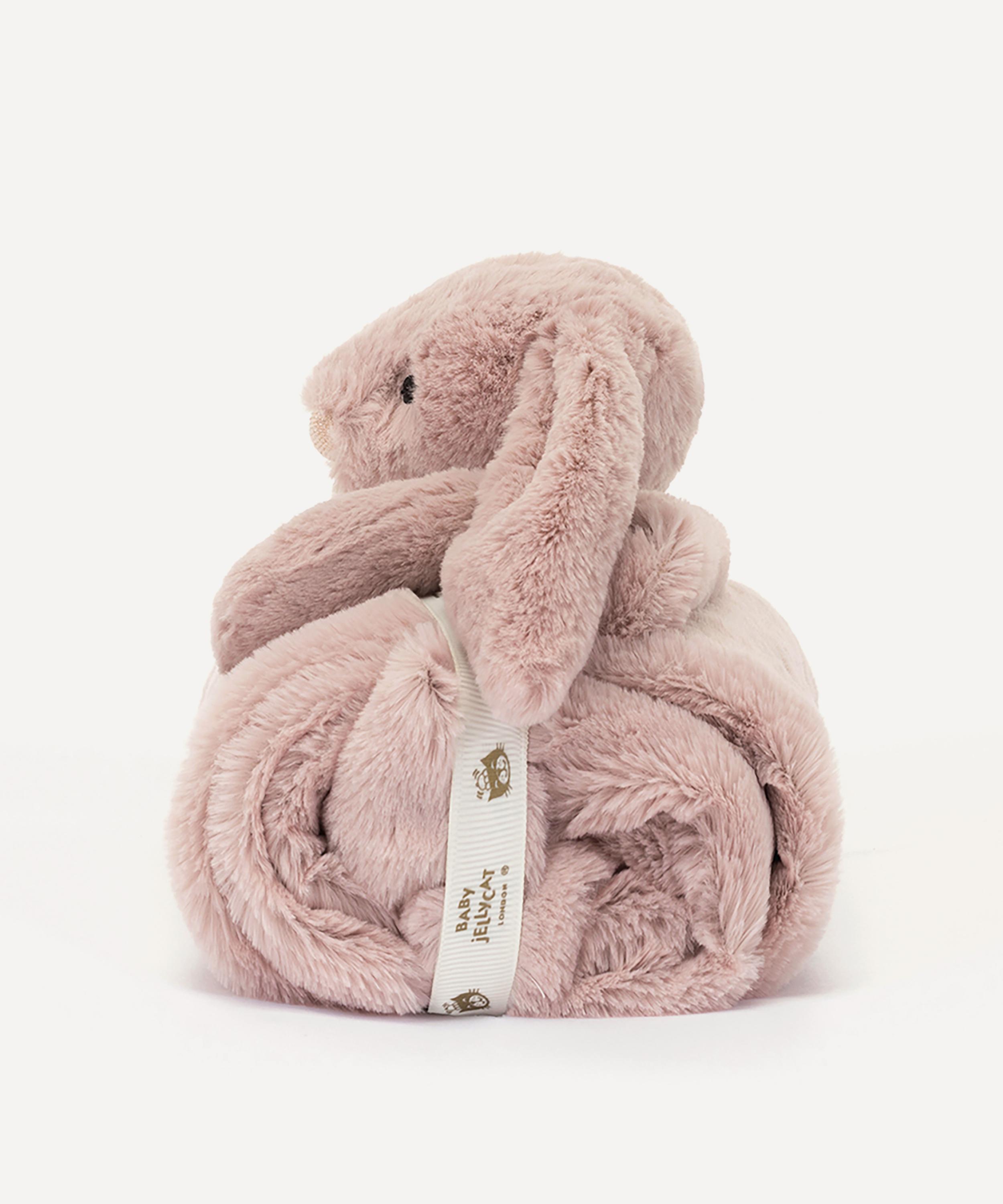 Jellycat - Bashful Luxe Willow Bunny Rosa Blankie image number 2