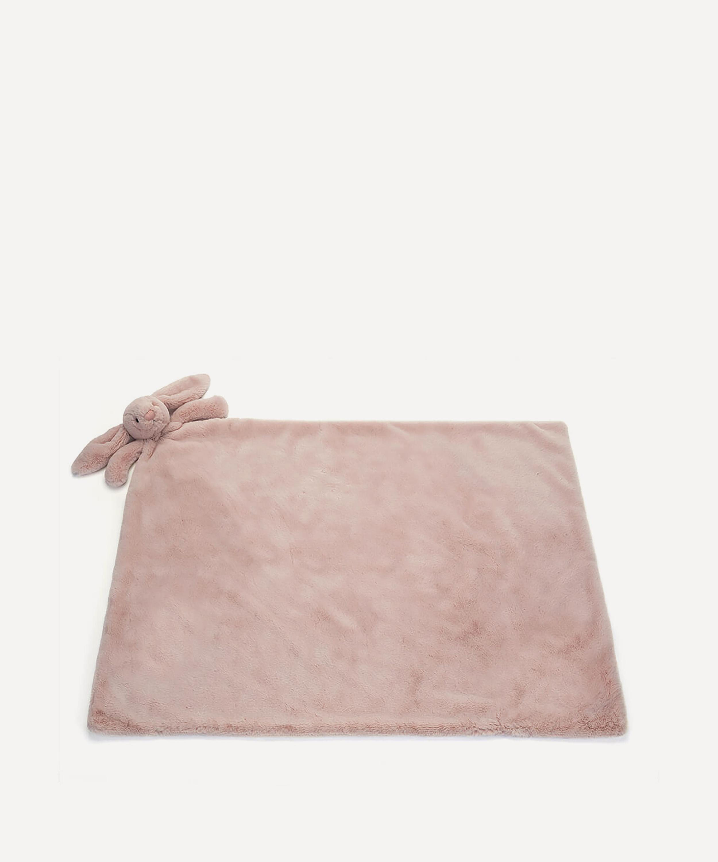 Jellycat - Bashful Luxe Willow Bunny Rosa Blankie image number 3