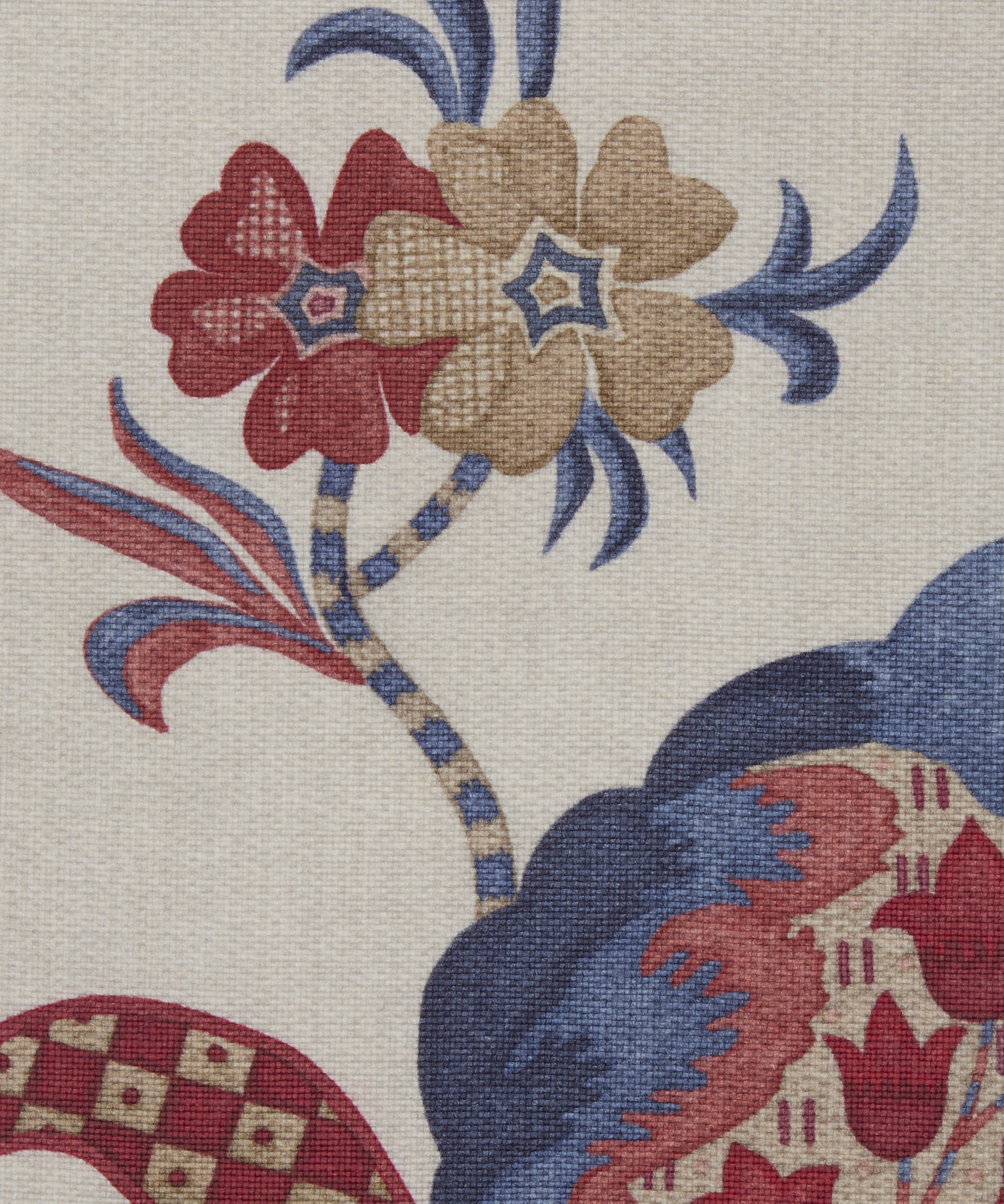 Liberty Interiors - Eden Orchard Linen in Lapis image number 0