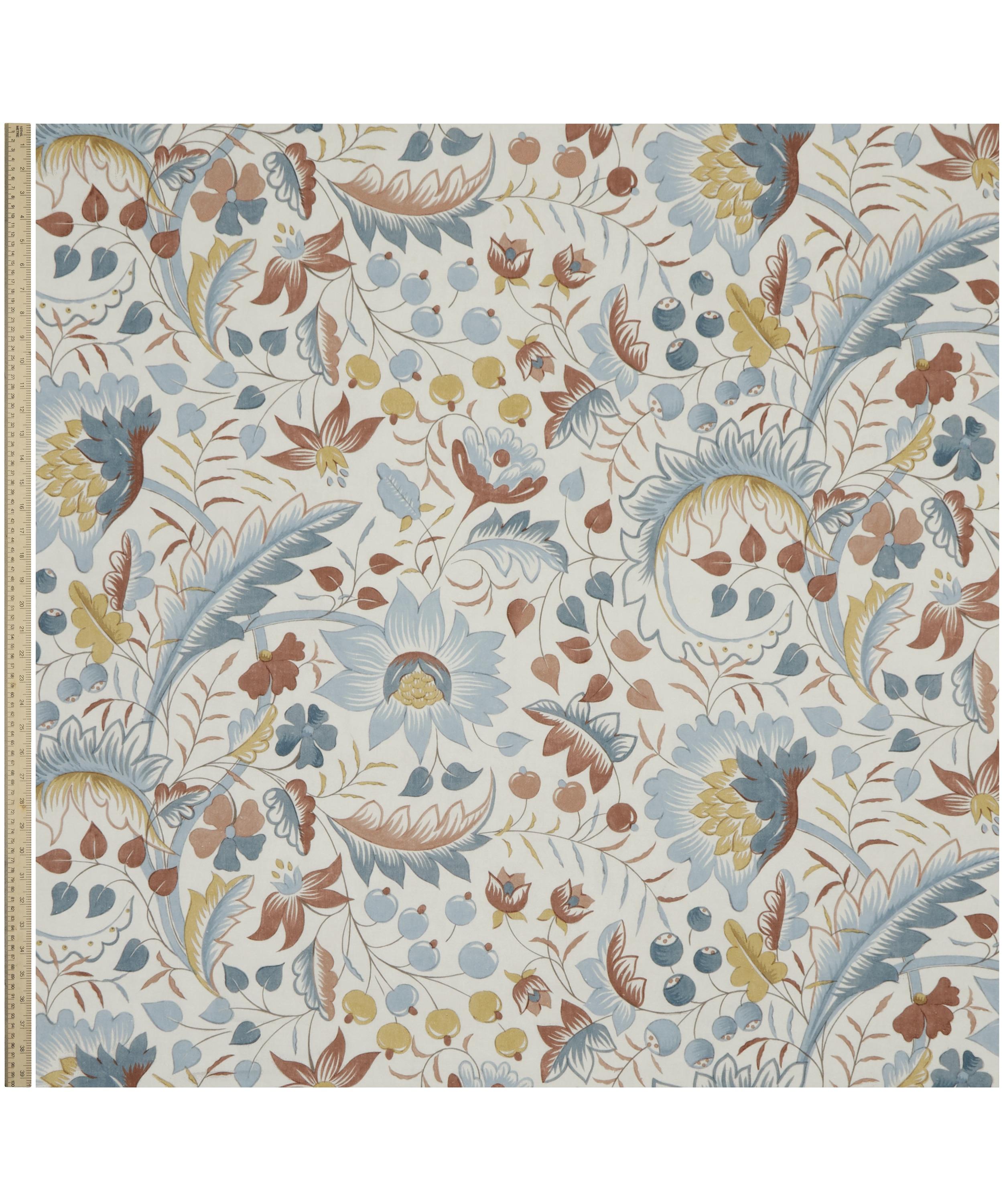 Liberty Interiors - Feather Trail Linen in Lapis image number 1