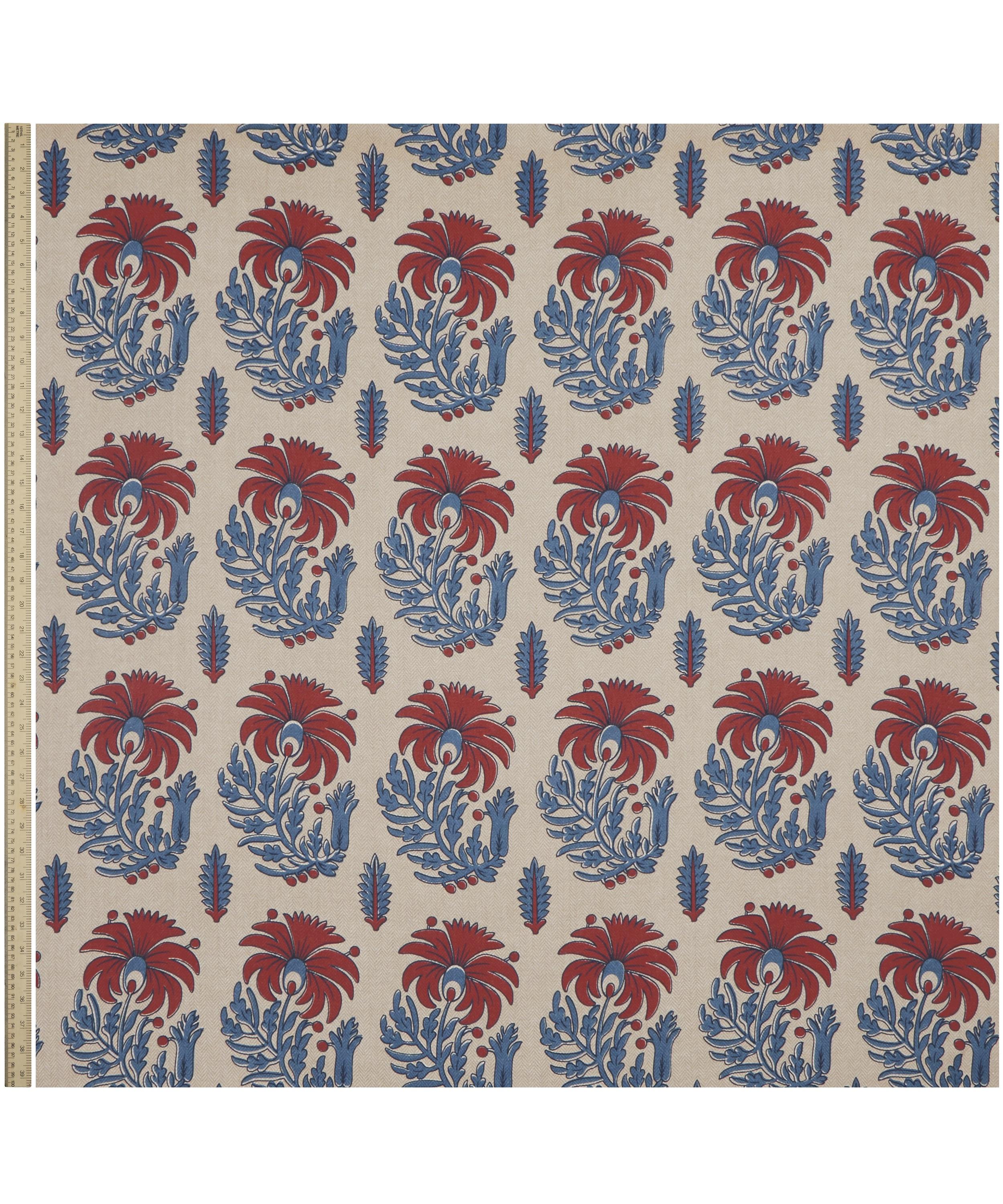 Liberty Interiors - Palm Parade Linen in Lapis image number 1