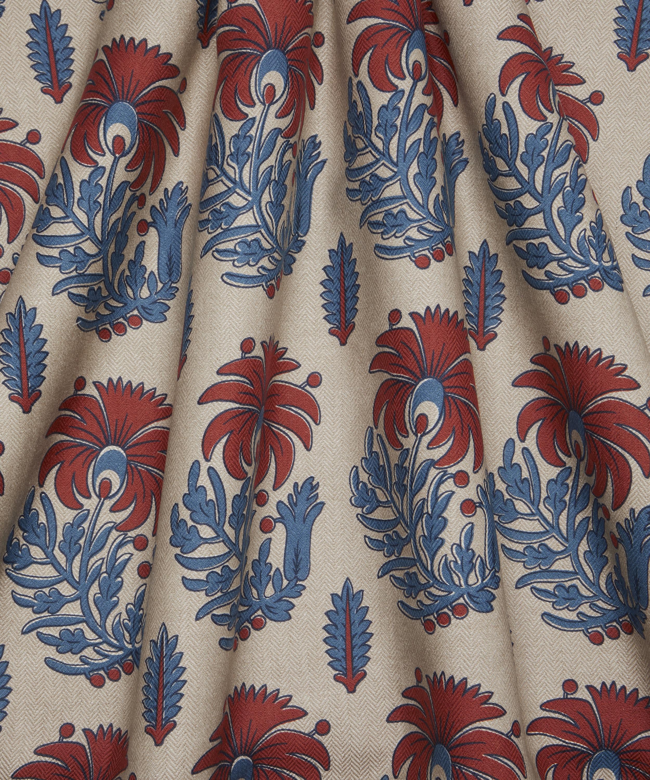 Liberty Interiors - Palm Parade Linen in Lapis image number 2