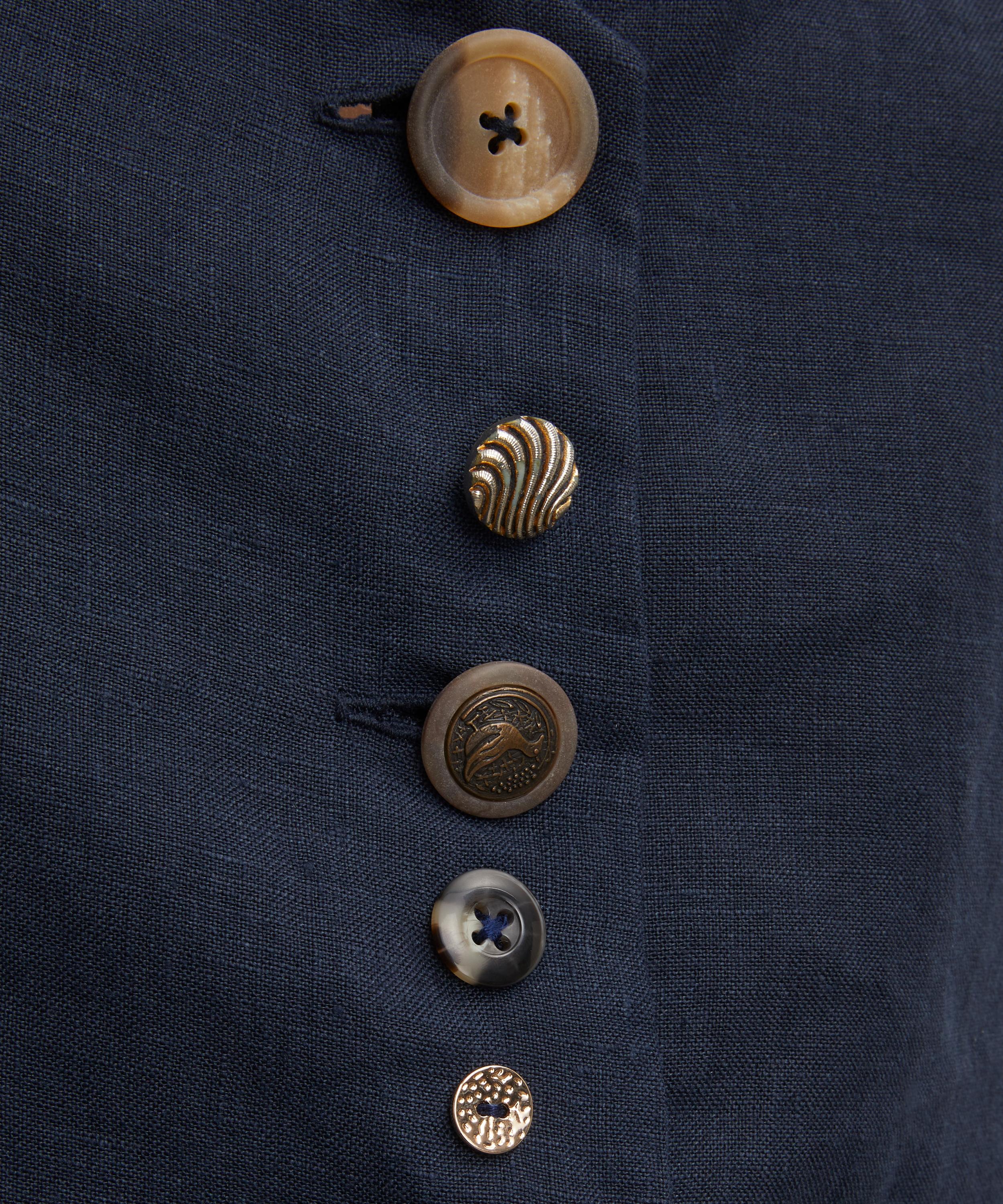 FANFARE - Daphne Linen Waistcoat image number 4