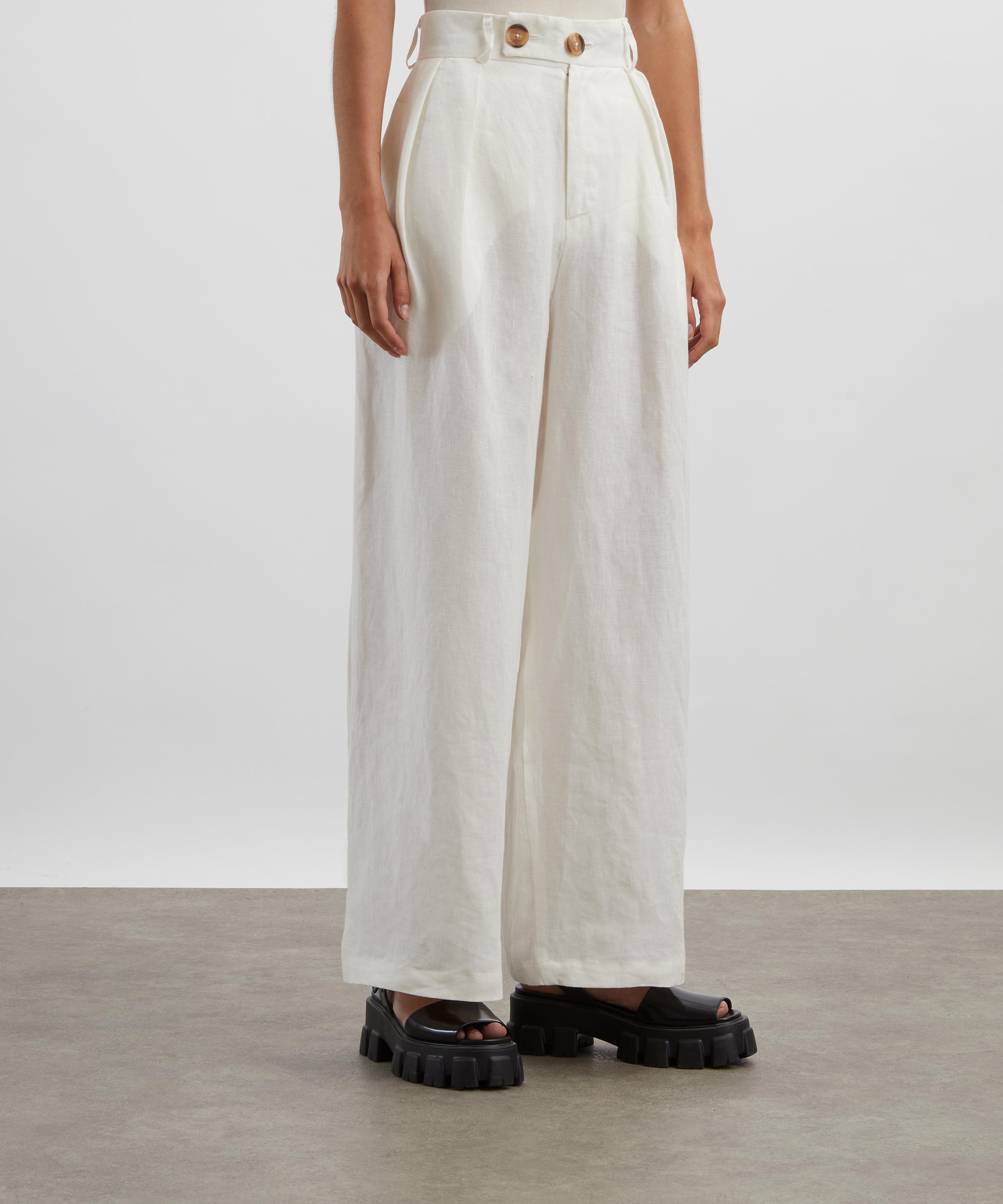 FANFARE - Celeste Linen Trousers image number 2