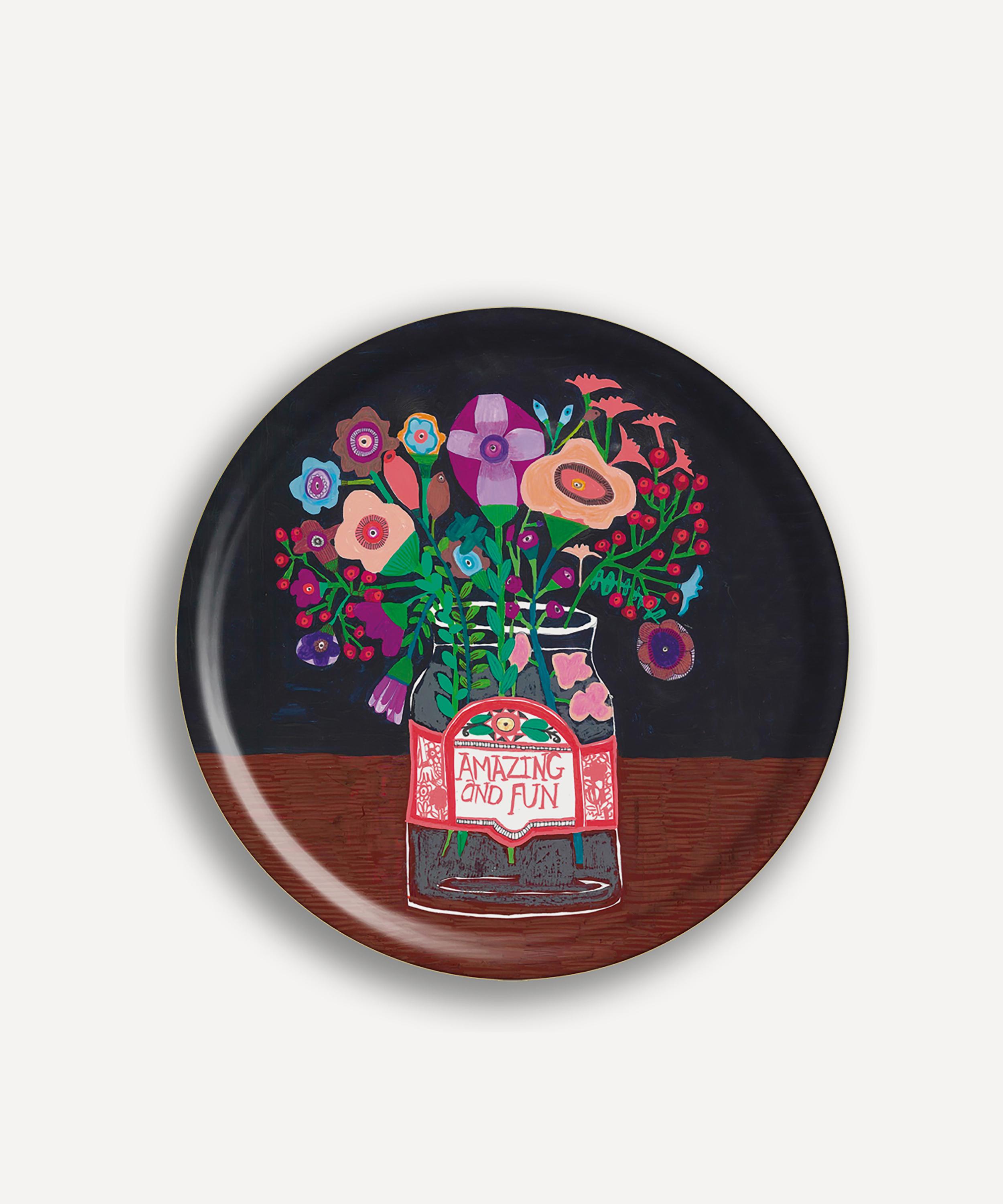 Avenida Home - Amazing and Fun Round Birch Wood Tray