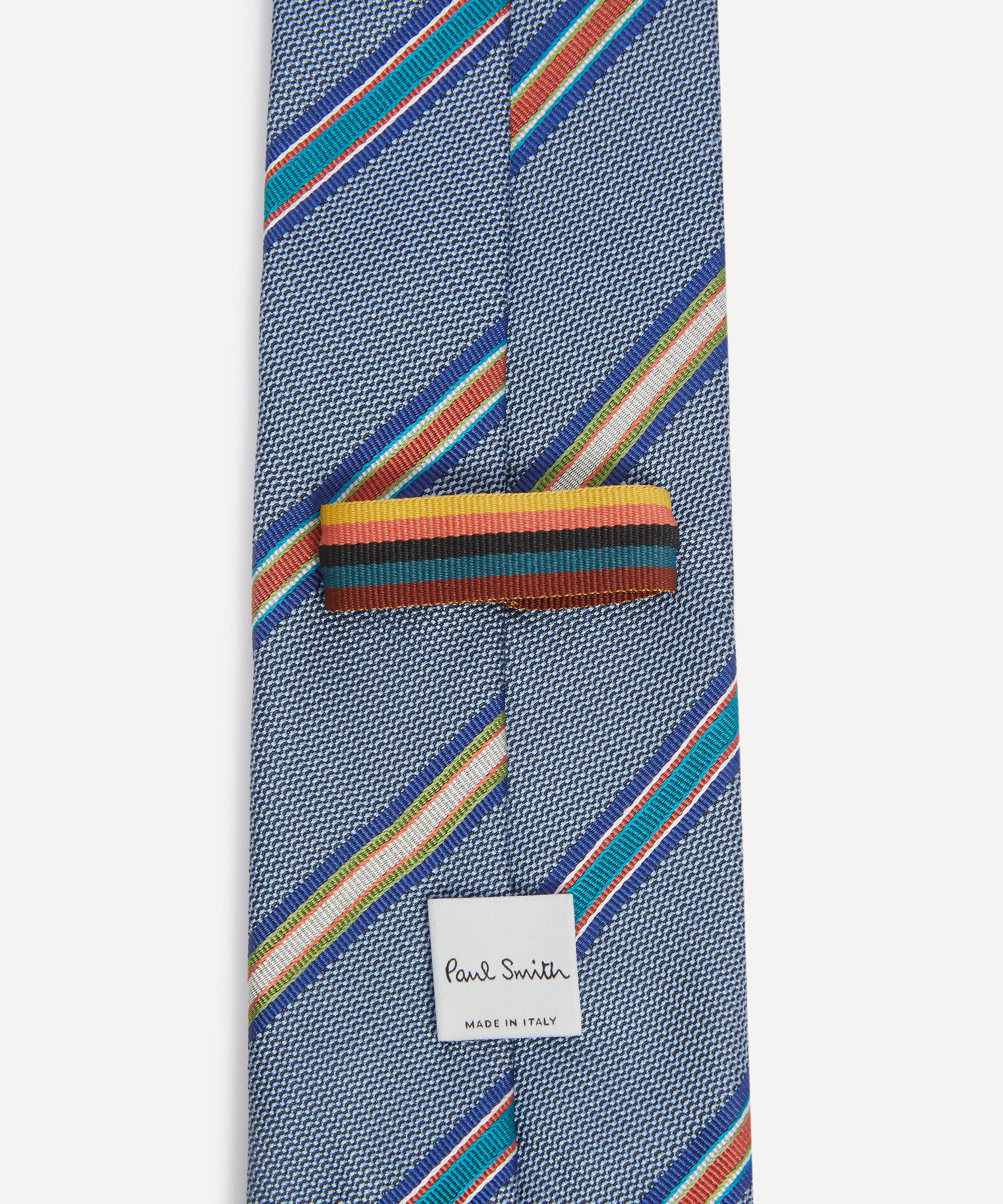 Paul Smith - Contrast Stripe Silk Tie image number 2