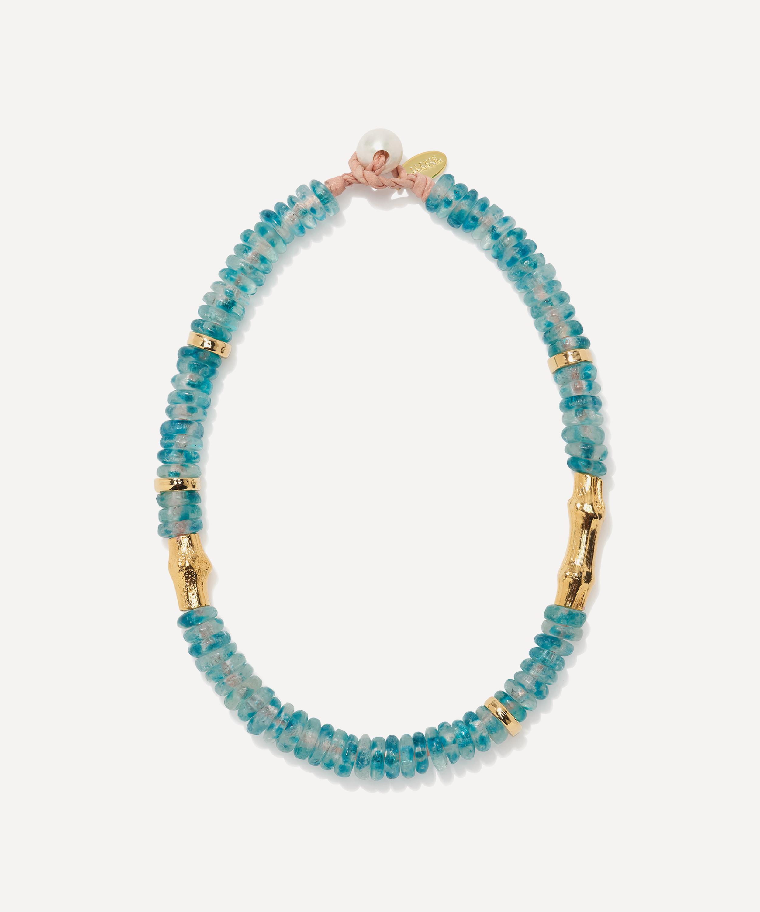 Lizzie Fortunato - Gold-Plated Toga Beach Bead Necklace image number 