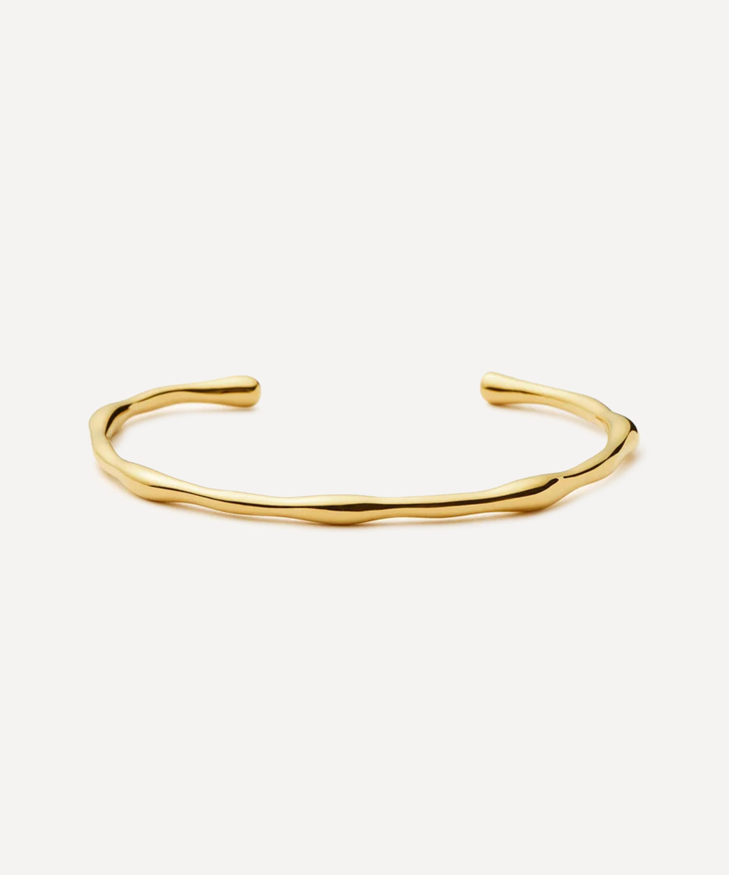 Missoma - 18 Gold-Plated Molten Cuff Bracelet image number 0