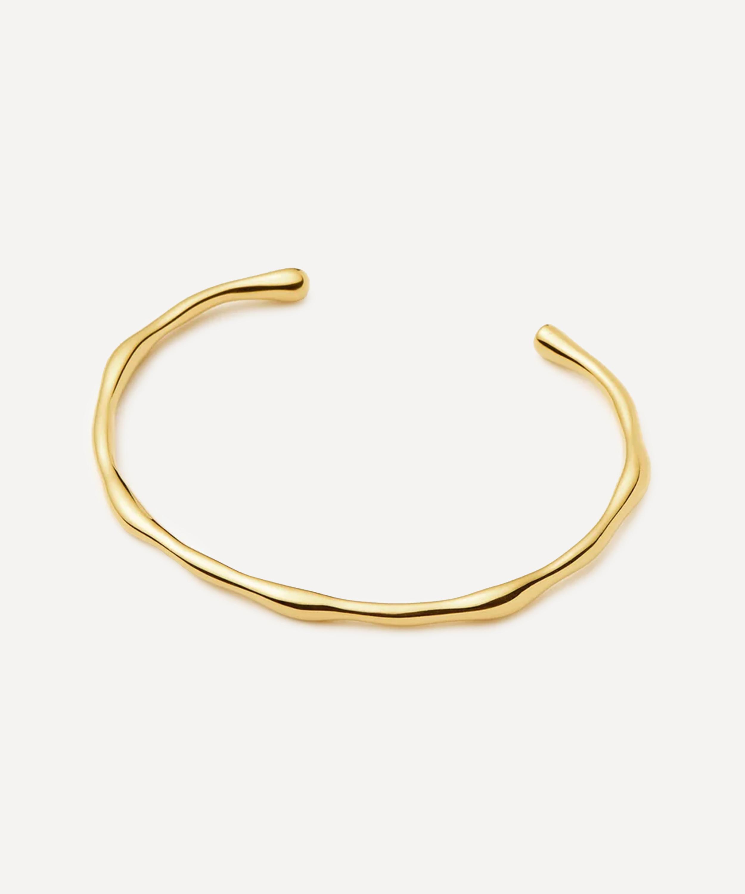 Missoma - 18 Gold-Plated Molten Cuff Bracelet image number 1