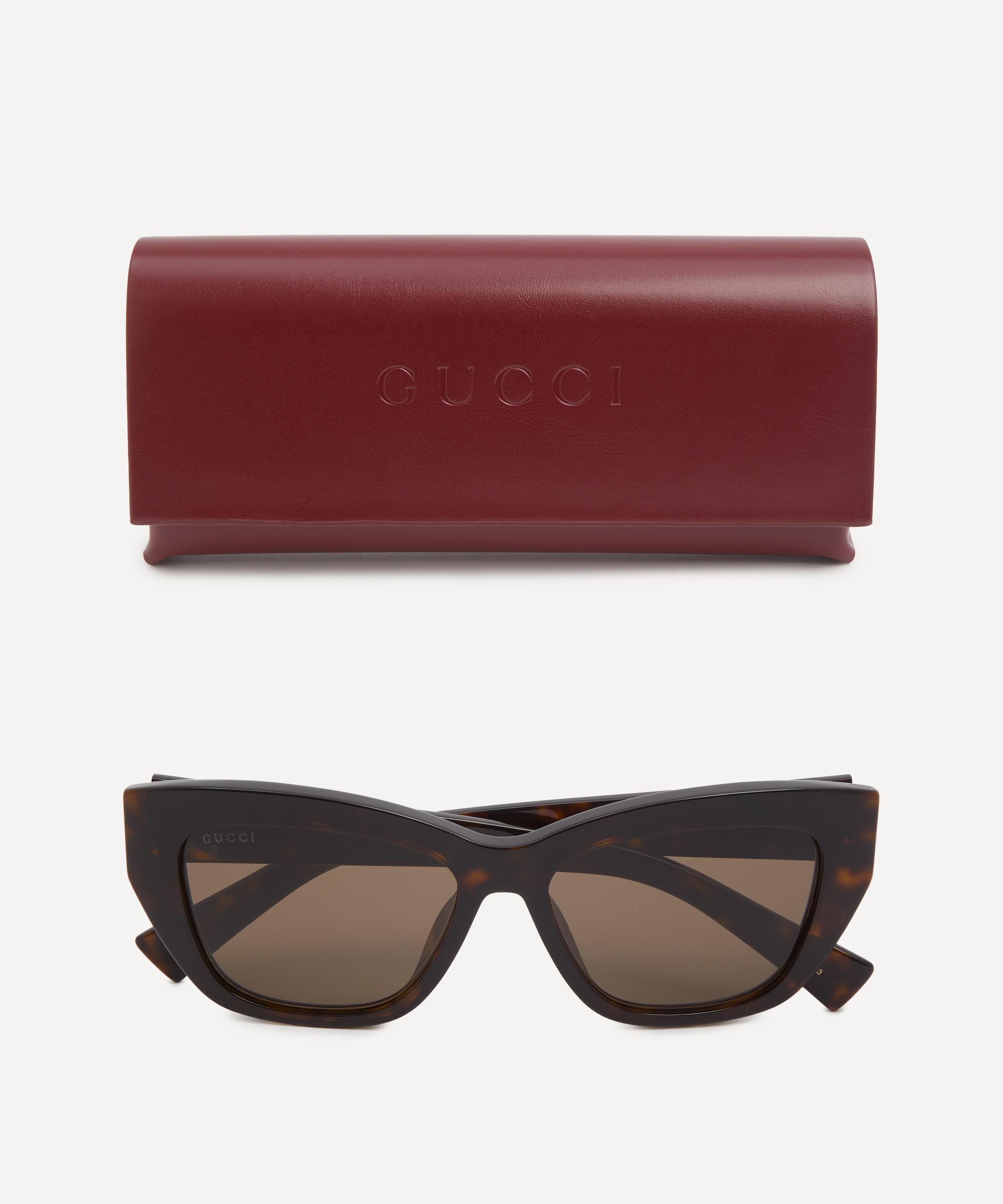 Gucci - Low Nose Bridge Cat-Eye Sunglasses image number 3