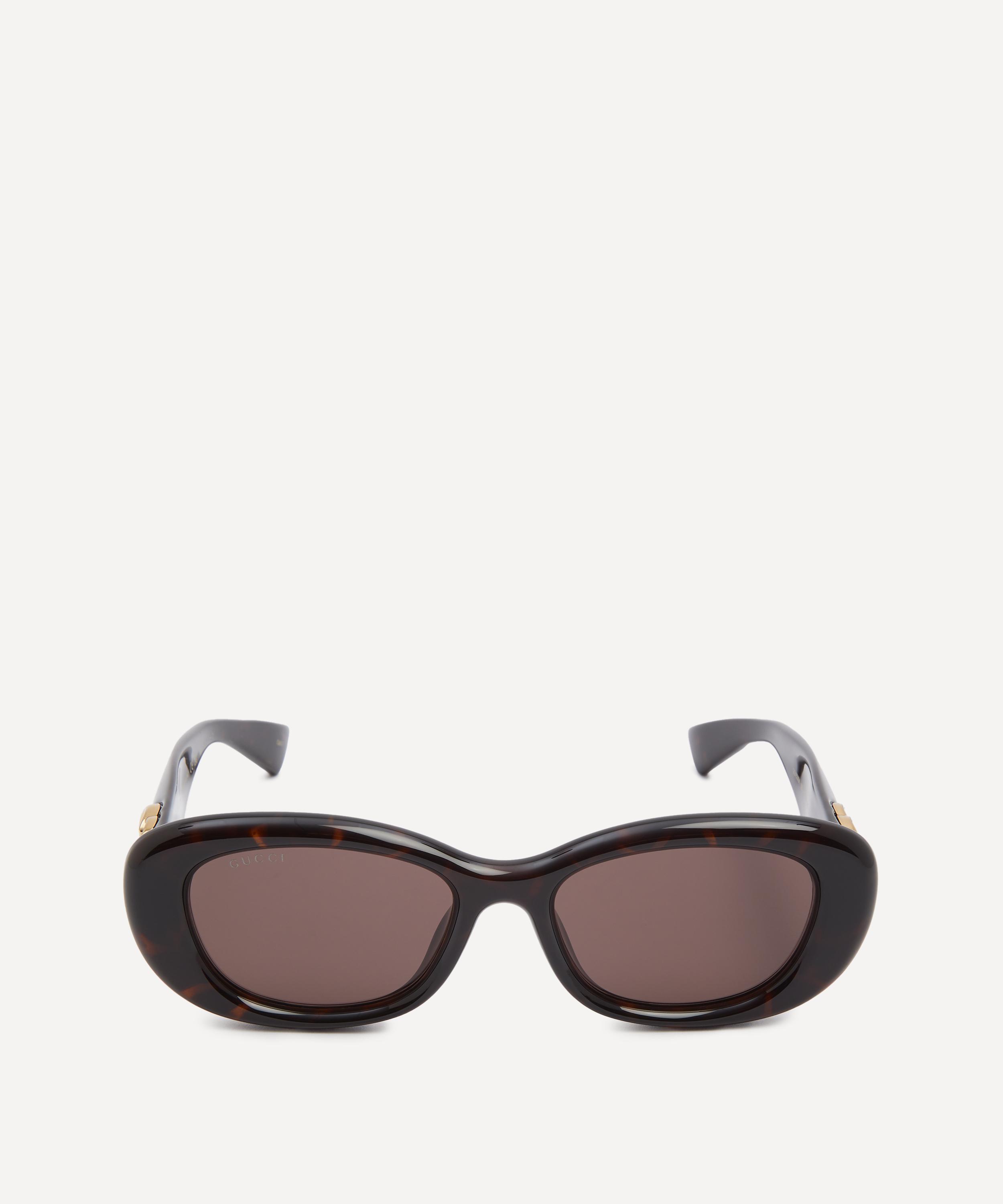 Gucci - Low Nose Bridge Oval Sunglasses image number 0