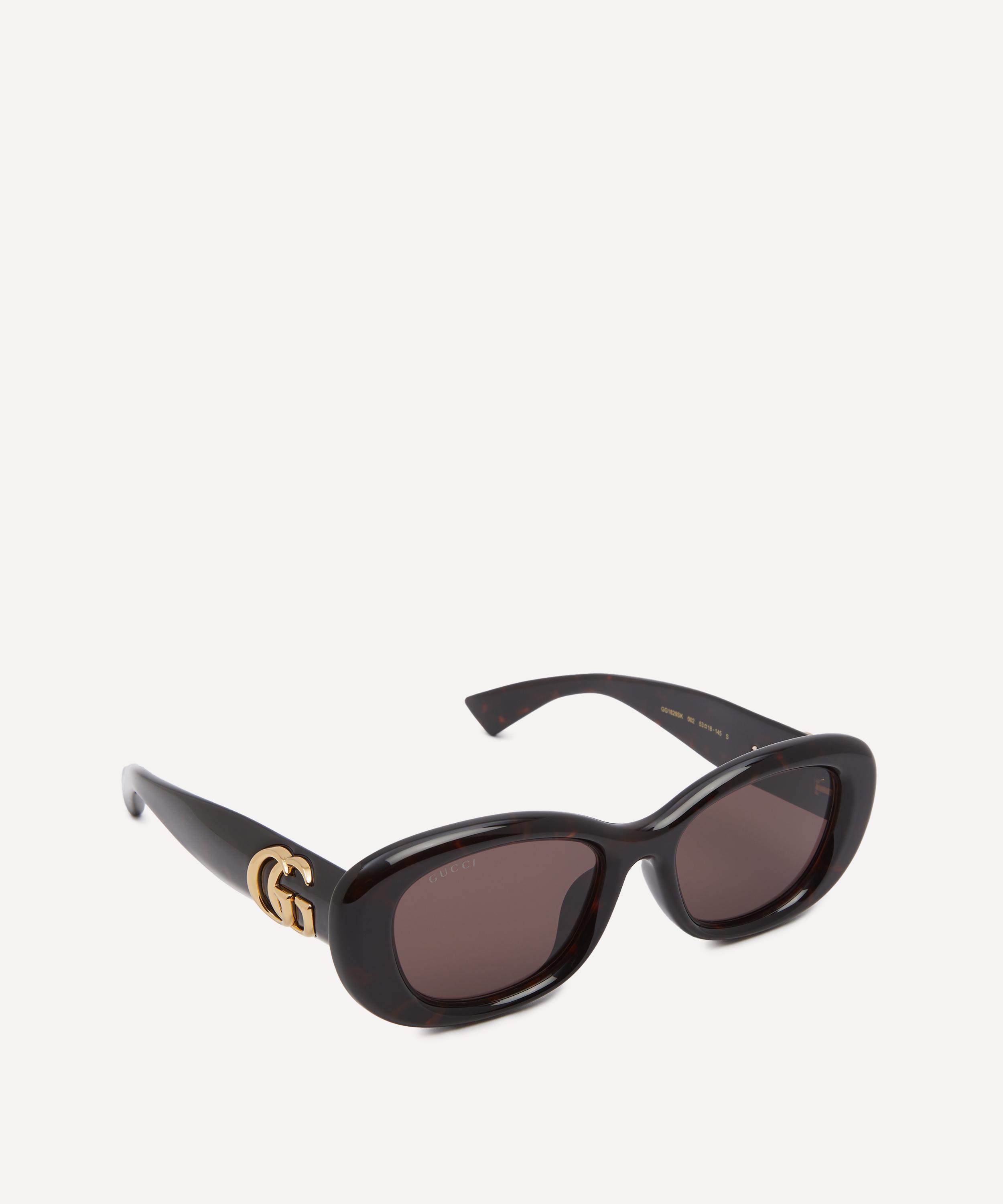 Gucci - Low Nose Bridge Oval Sunglasses image number 1