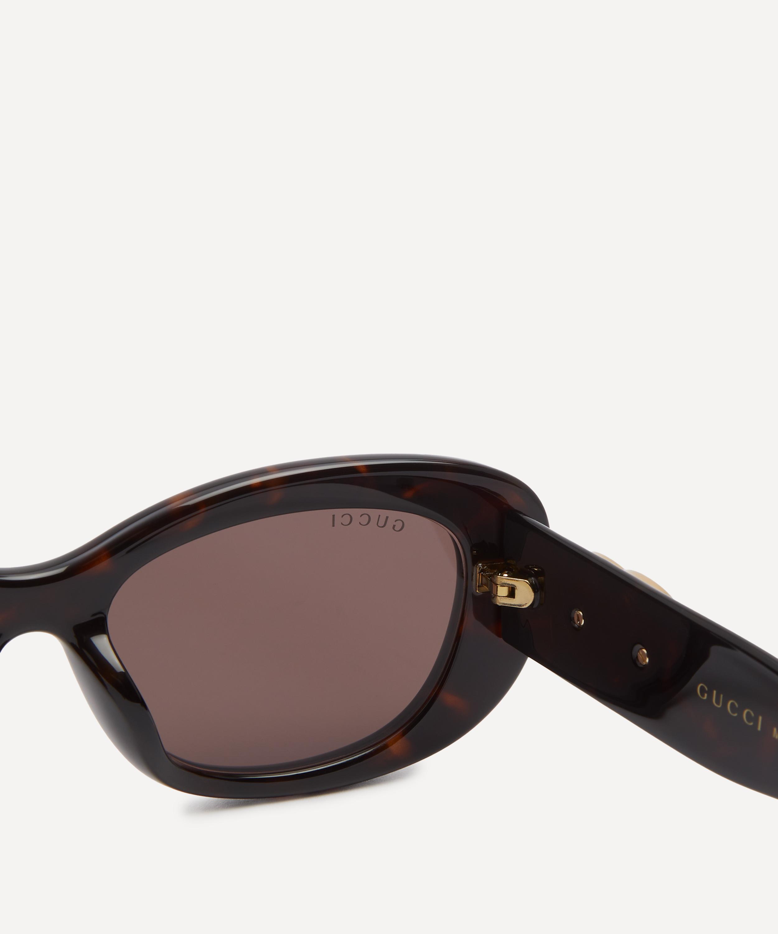 Gucci - Low Nose Bridge Oval Sunglasses image number 2