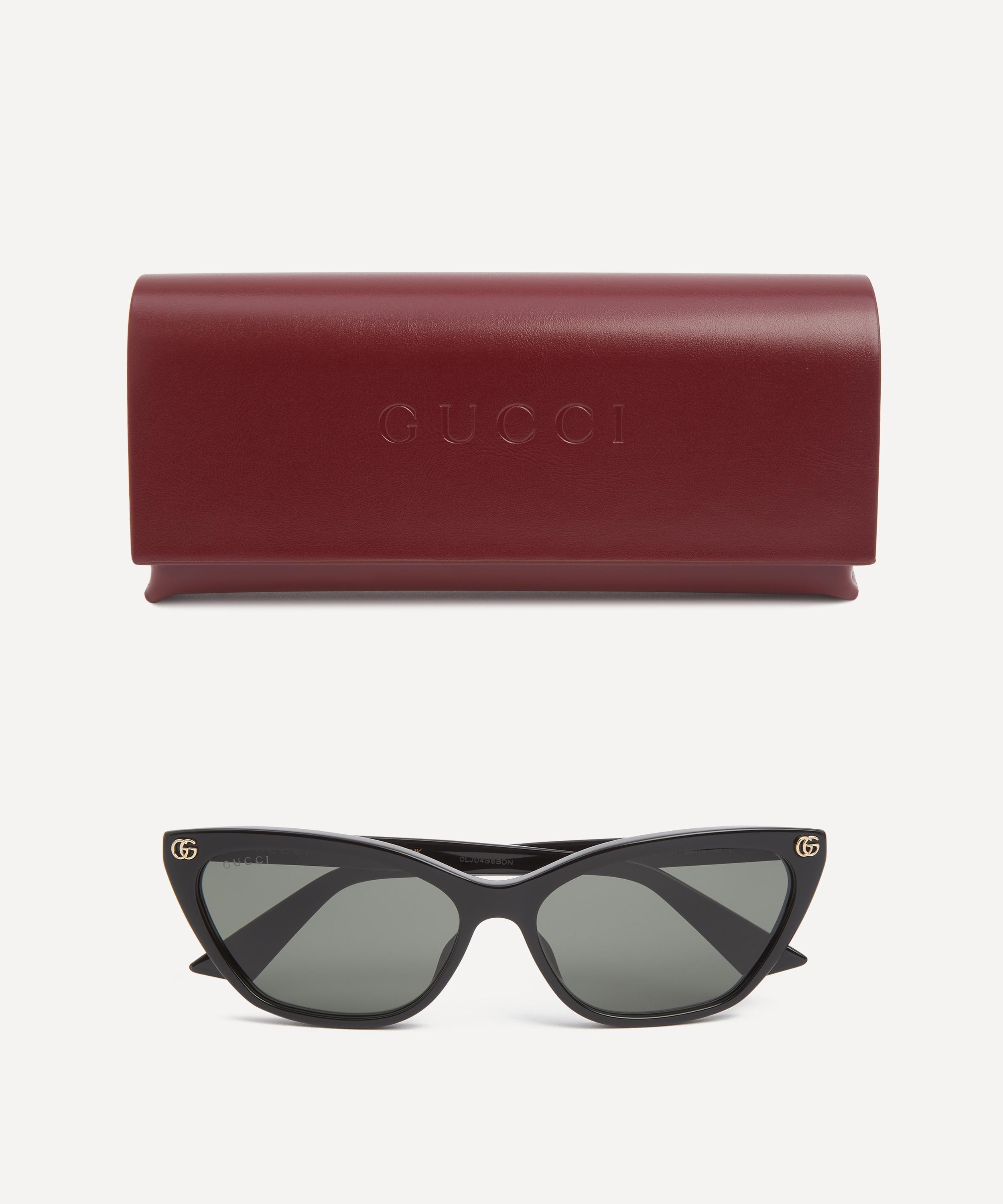 Gucci - Cat-Eye Acetate Sunglasses image number 3