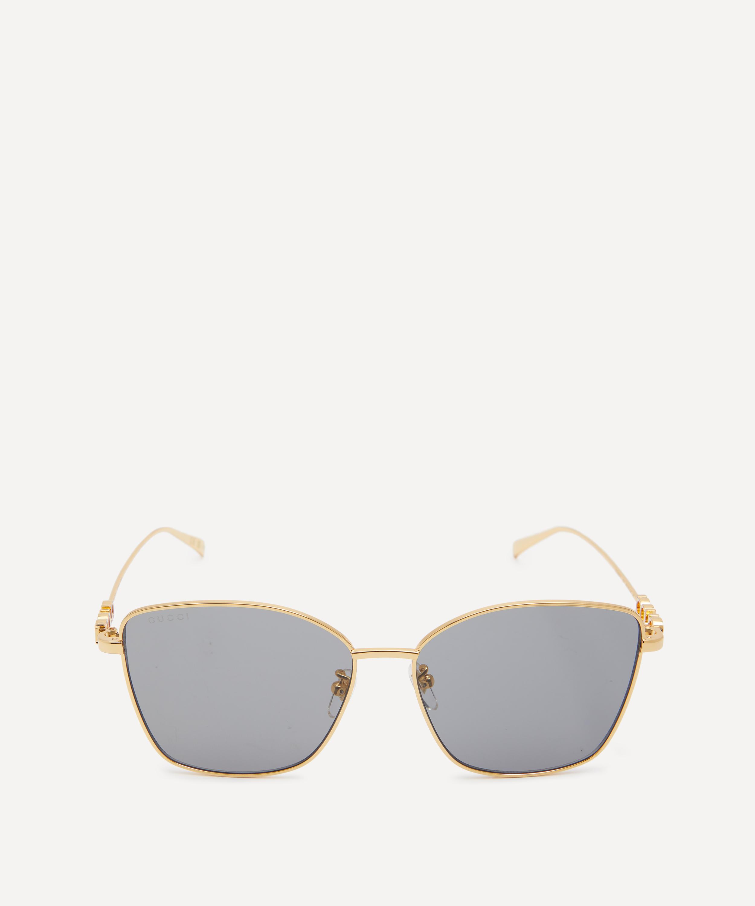 Gucci - Gold-Tone Cat-Eye Sunglasses image number 0