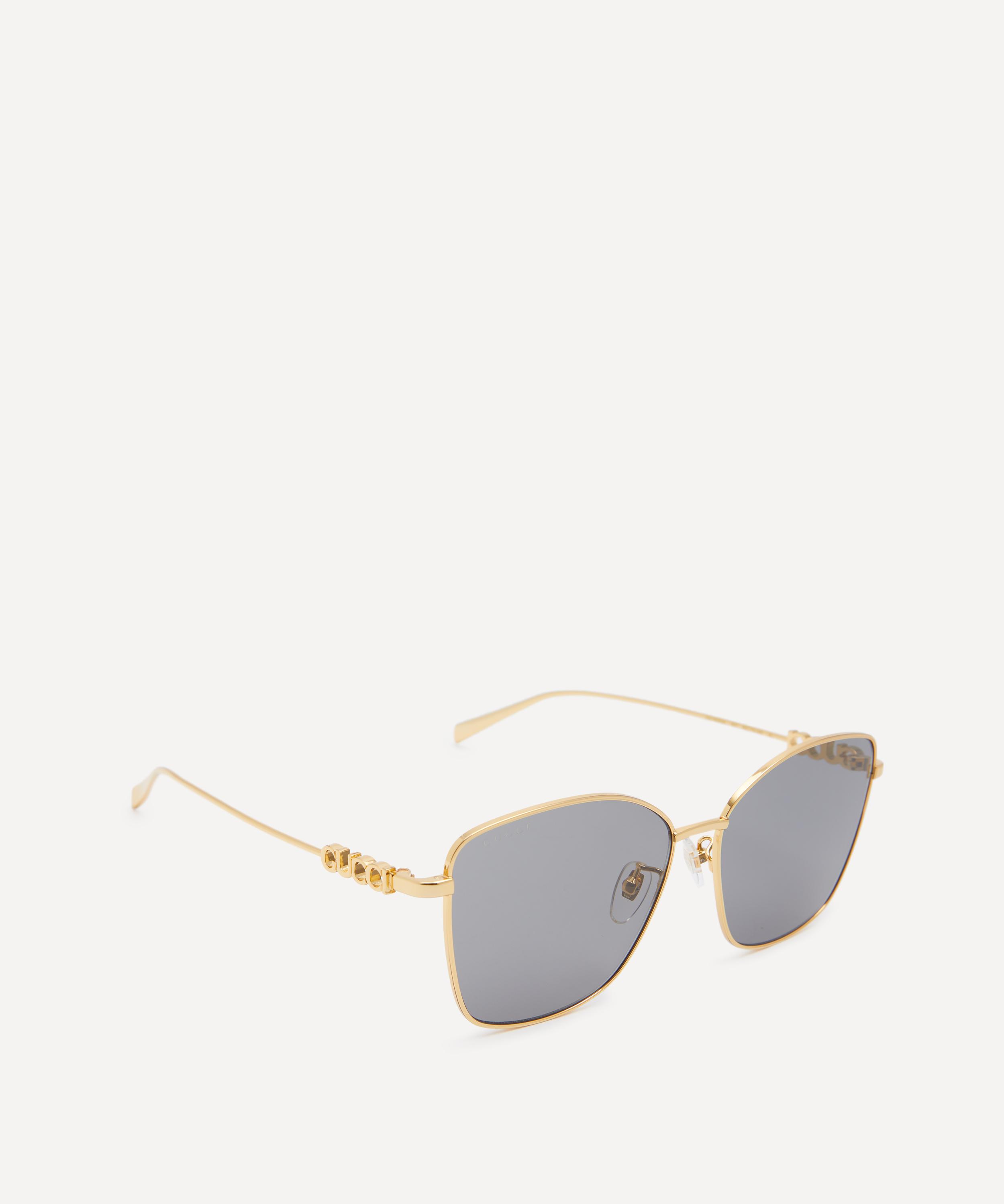 Gucci - Gold-Tone Cat-Eye Sunglasses image number 1