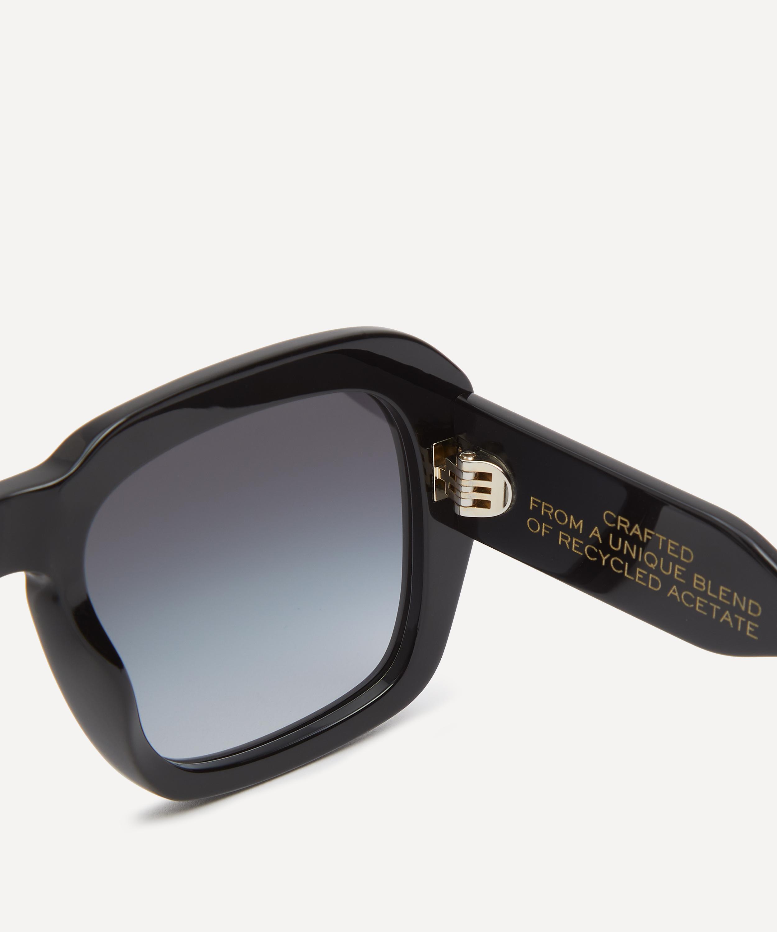 Chloé - Black Soft Square Acetate Sunglasses image number 2