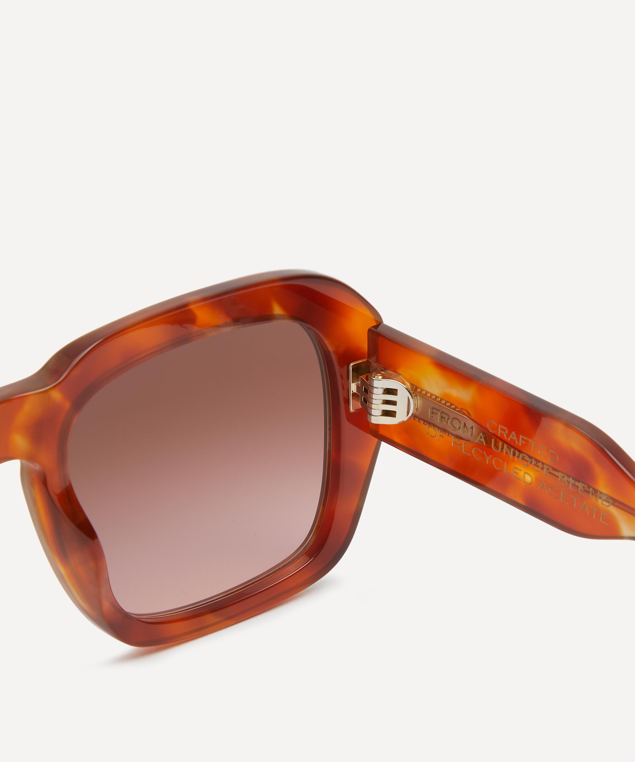 Chloé - Havana Soft Square Acetate Sunglasses image number 2